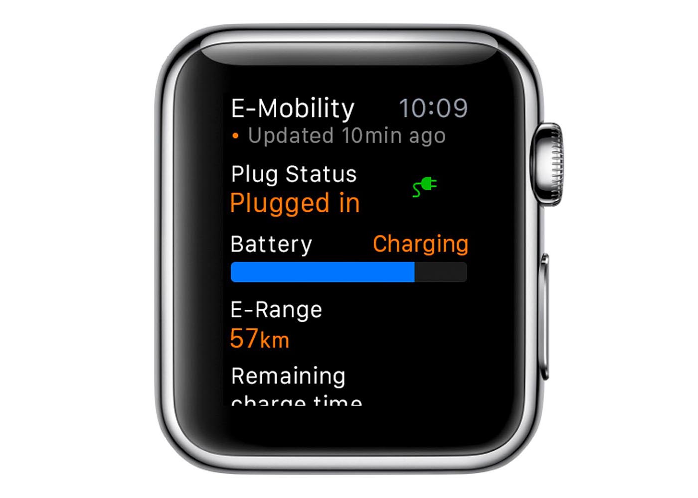 Zeker handig bij oplaadbare auto’s, waar je ook bent informatie over acculading en stand van het laadproces.