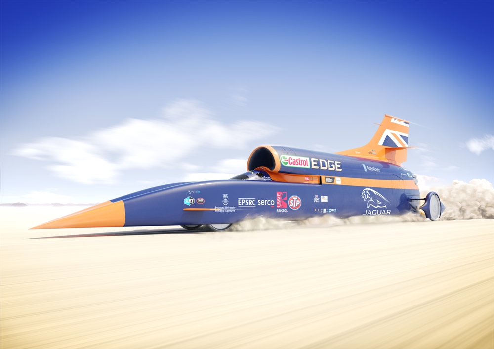Castrol is een belangrijke partner voor de turbine-aangedreven Bloodhound SSC. De twee winnaars van de Motorolietest maken in juli kennis met deze raket op wielen. Op AMT Diagnose Boot Camp nemen ze hun prijs in ontvangst.