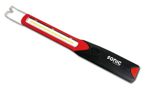 Met de Sonic ledstrip werklamp zijn ook moeilijk bereikbare ruimtes te verlichten. De lamp is slechts 9 mm dik.