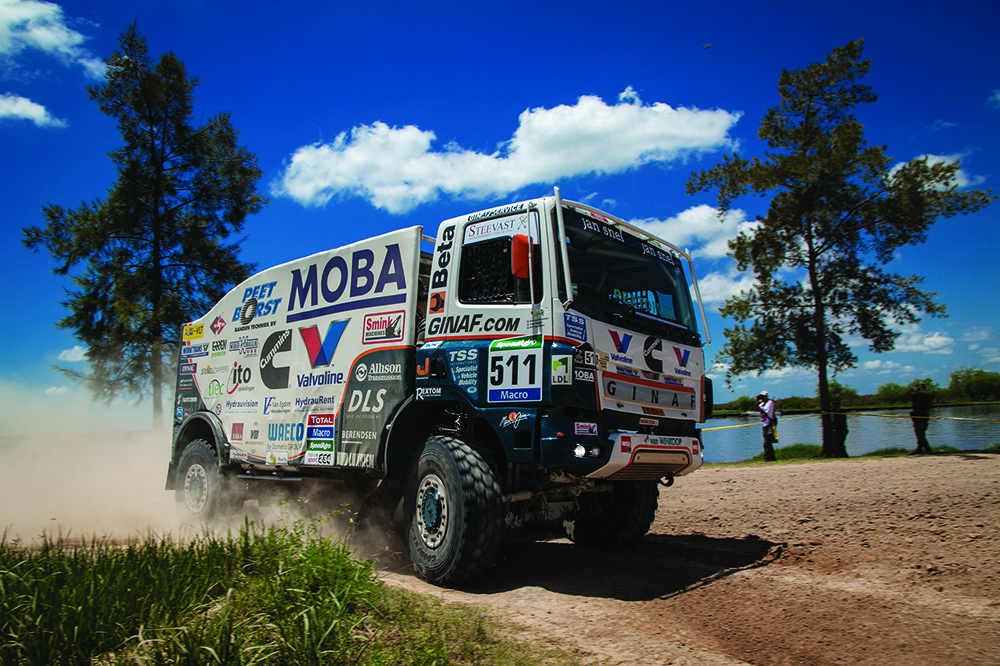 Wuf van Ginkel (Ginaf Rally Power) praat woensdag 7 oktober over de Dakar Rally
