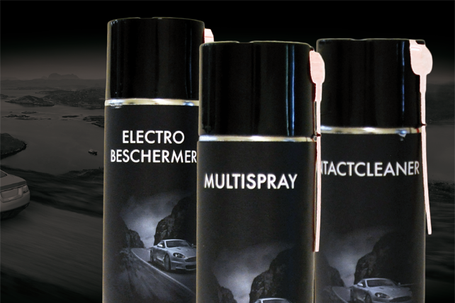 Coldax introduceert dertien technische sprays in de vertrouwde zwart/oranje-huiskleuren.