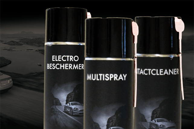 Coldax introduceert dertien technische sprays in de vertrouwde zwart/oranje-huiskleuren.