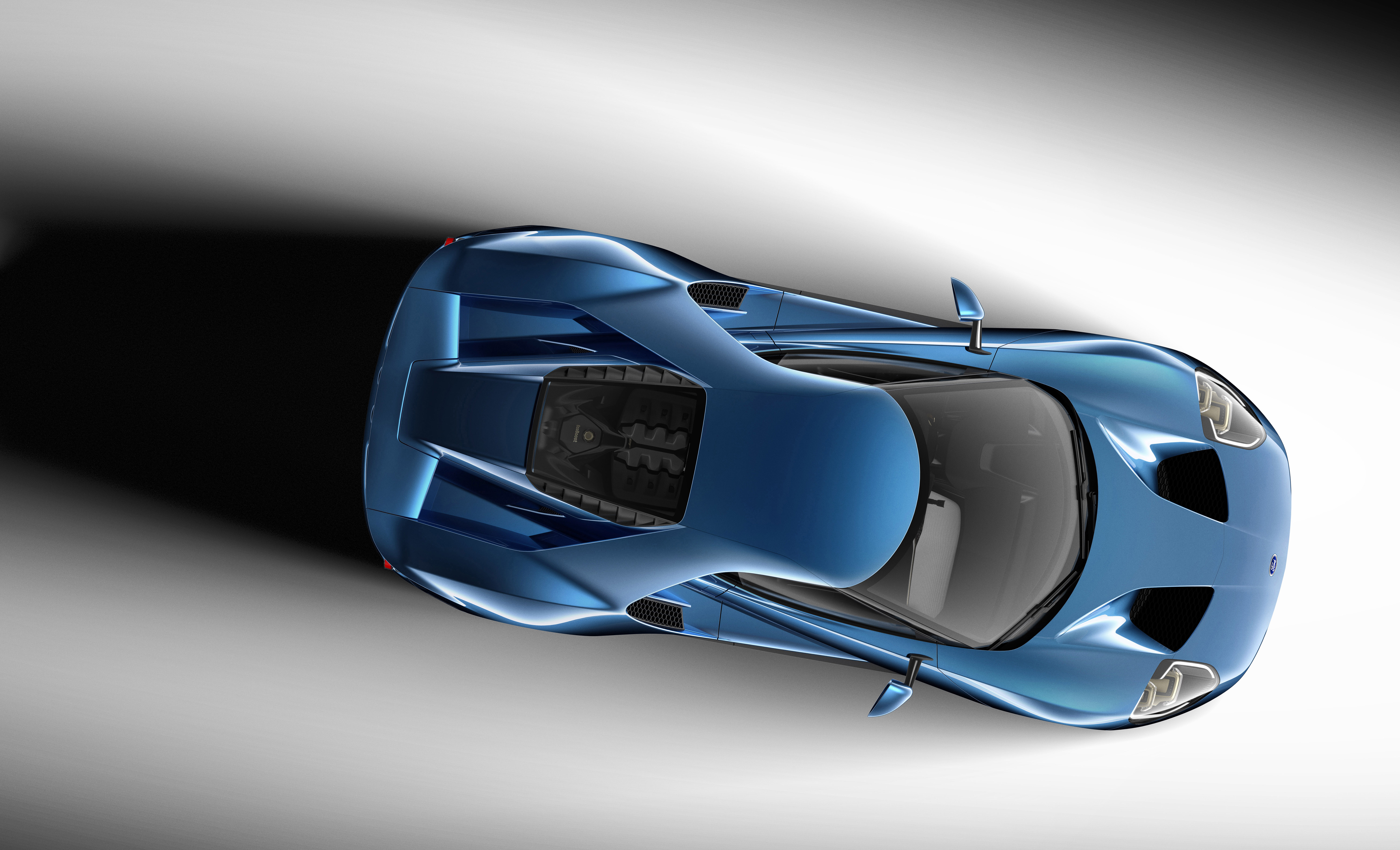 Het hybride glas wordt gebruikt in de Ford GT en is 32% lichter dan traditioneel glas. 