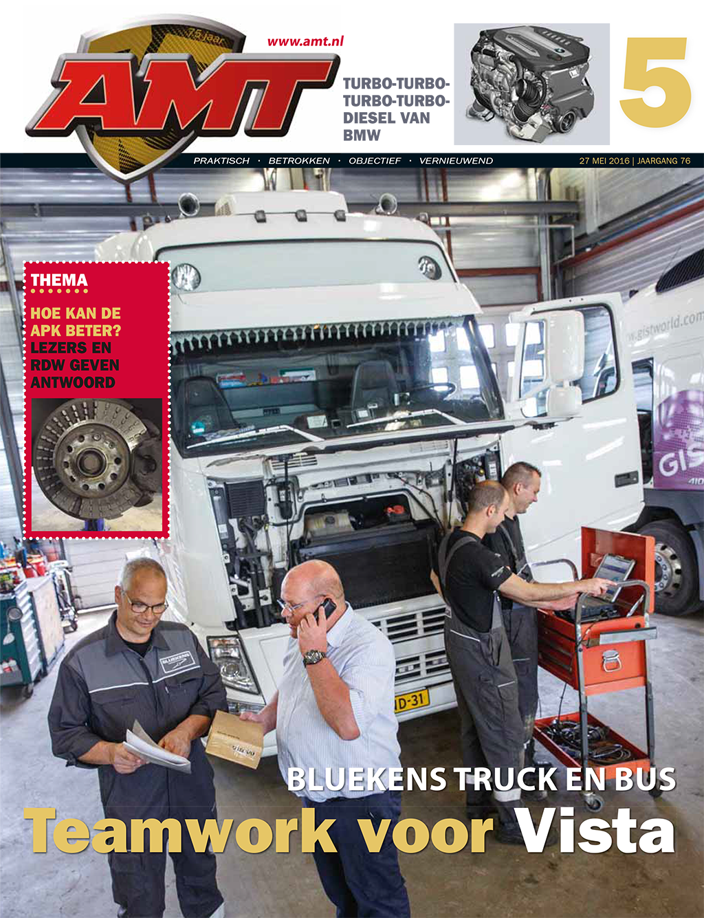 AMT 5 is vrijdag 27 mei verschenen met daarin onder meer het thema APK