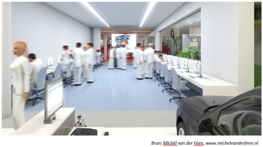 Zou de werkplaats van de toekomst er zo uit komen te zien? 