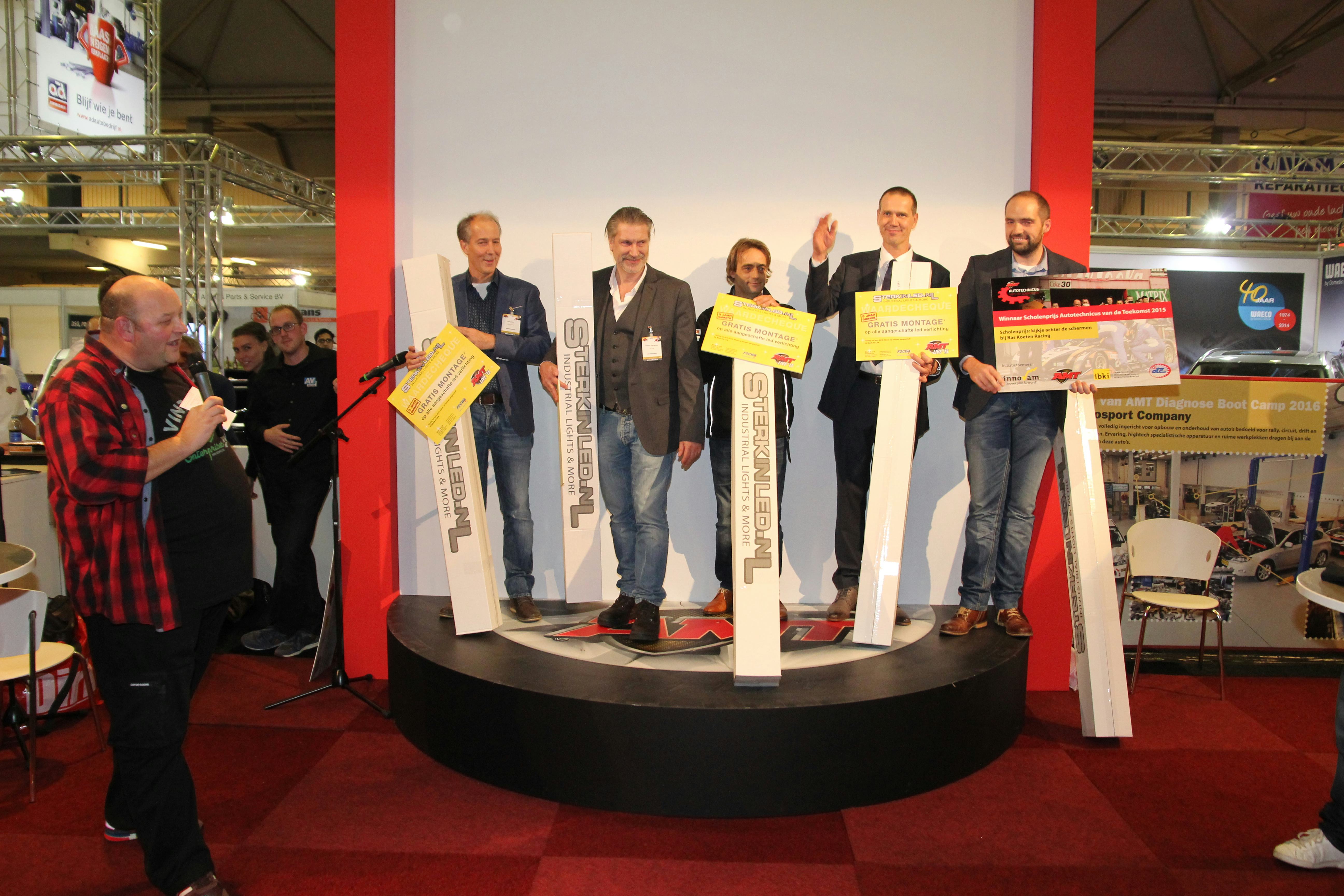 De top vijf van deelnemende scholen in 2015. Ook voor scholen is er veel te winnen bij de Autotechnicus van de Toekomst.