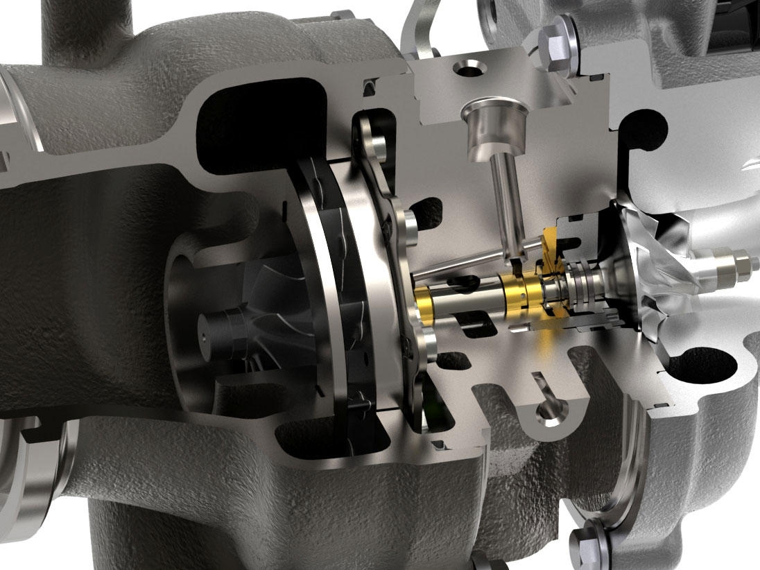 Door het verstelmechanisme van de VGT te isoleren blijft het ook werken bij uitlaatgastemperaturen van bijna 1000° Celsius.