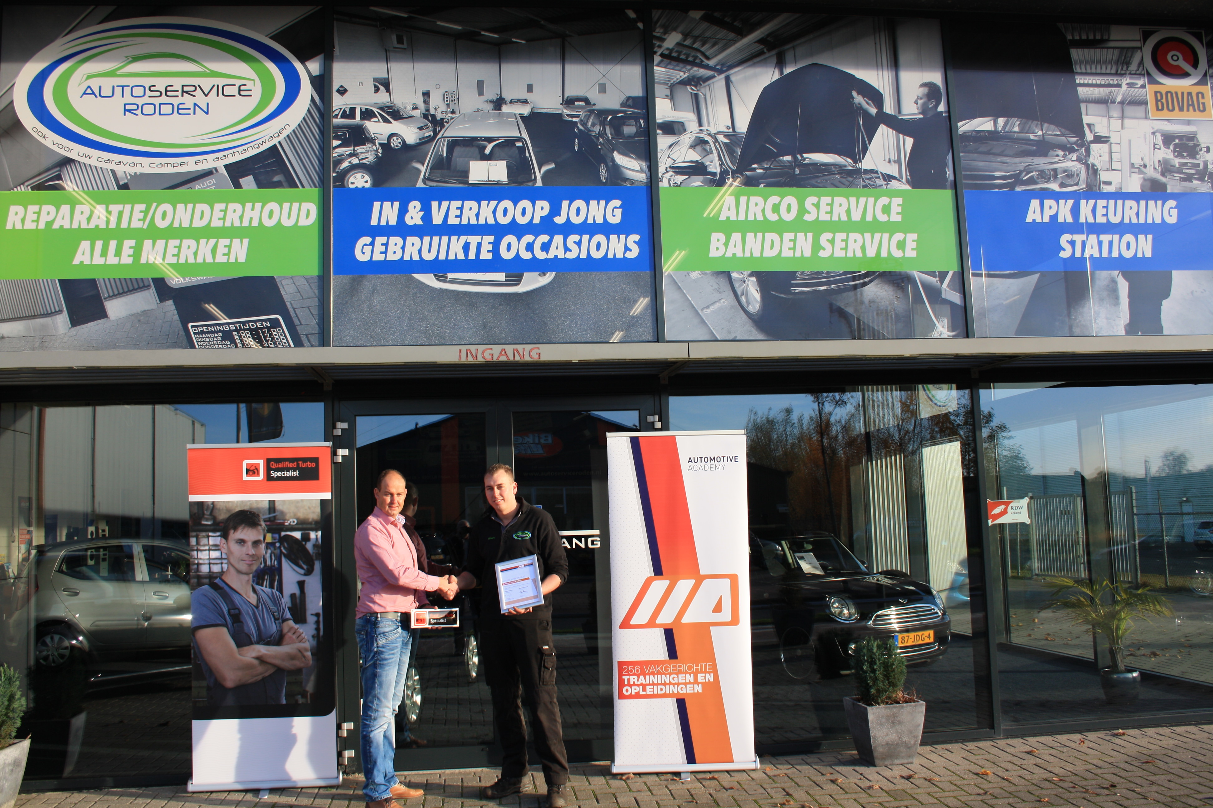 Automotive Academy heeft Autoservice Roden benoemd tot Qualified Turbo Specialist.