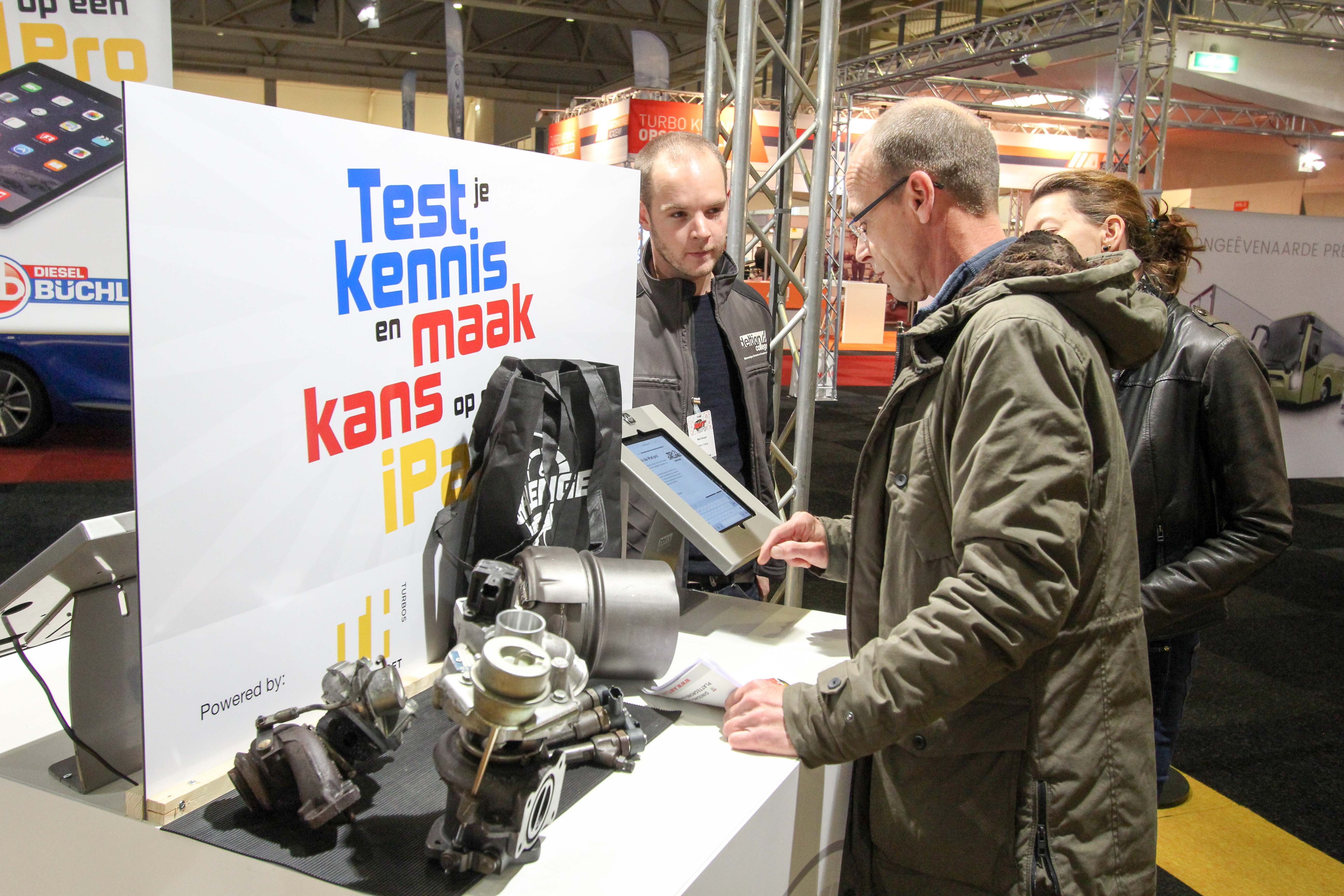 Technische problemen aan turbo, verstuivers en roetfilter. Wat is oorzaak, wat gevolg? Dat was de vraag voor deelnemers aan de Turbo's Hoet-Diesel Büchli Tech Challenge op AMT Live.