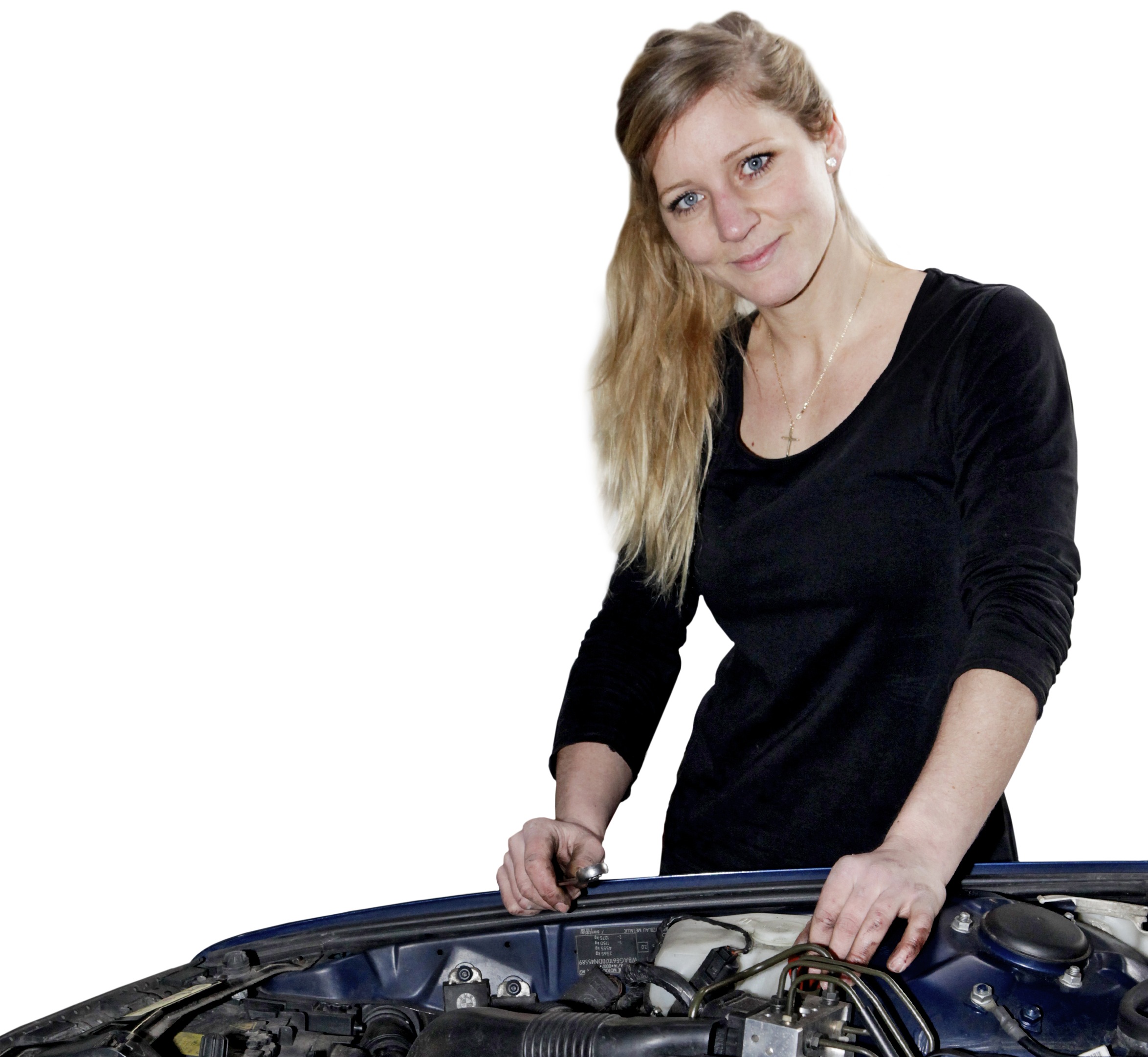 Melanie groeide op met Barbies, maar wilde weten hoe auto’s werken. Ze deed HTS-Autotechniek, en realiseerde zich dat je uit boeken niet leert sleutelen. Dat leerde ze in de praktijk. Inmiddels is ze diagnosetechnicus bij Carrec Technocenter. Behalve in techniek heeft Melanie interesse in mensen: “Je kunt klanten in de watten leggen in een mooie wachtruimte, maar het gaat erom dat je naar ze luistert.”