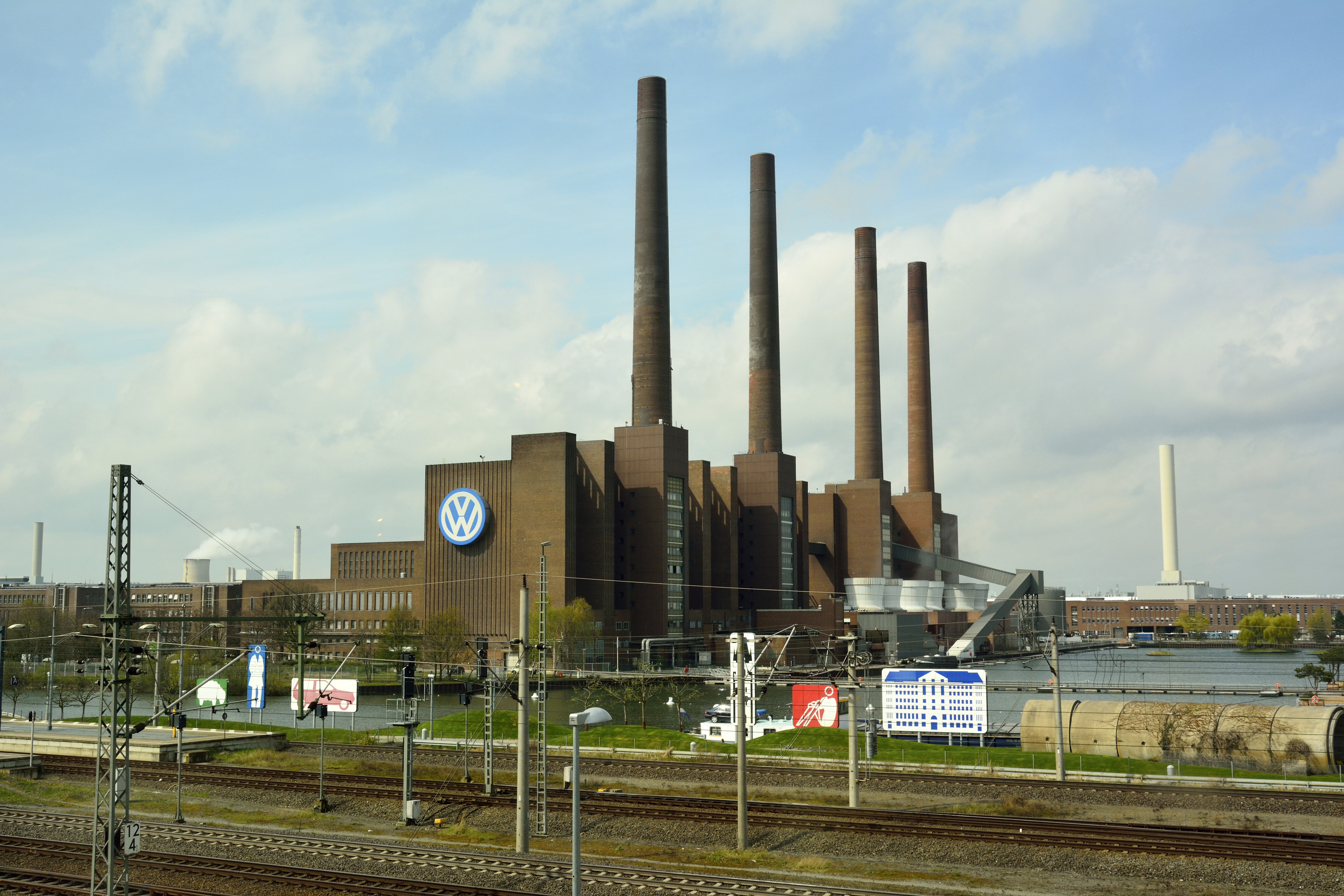 De VW-fabriek in Wolfsburg.