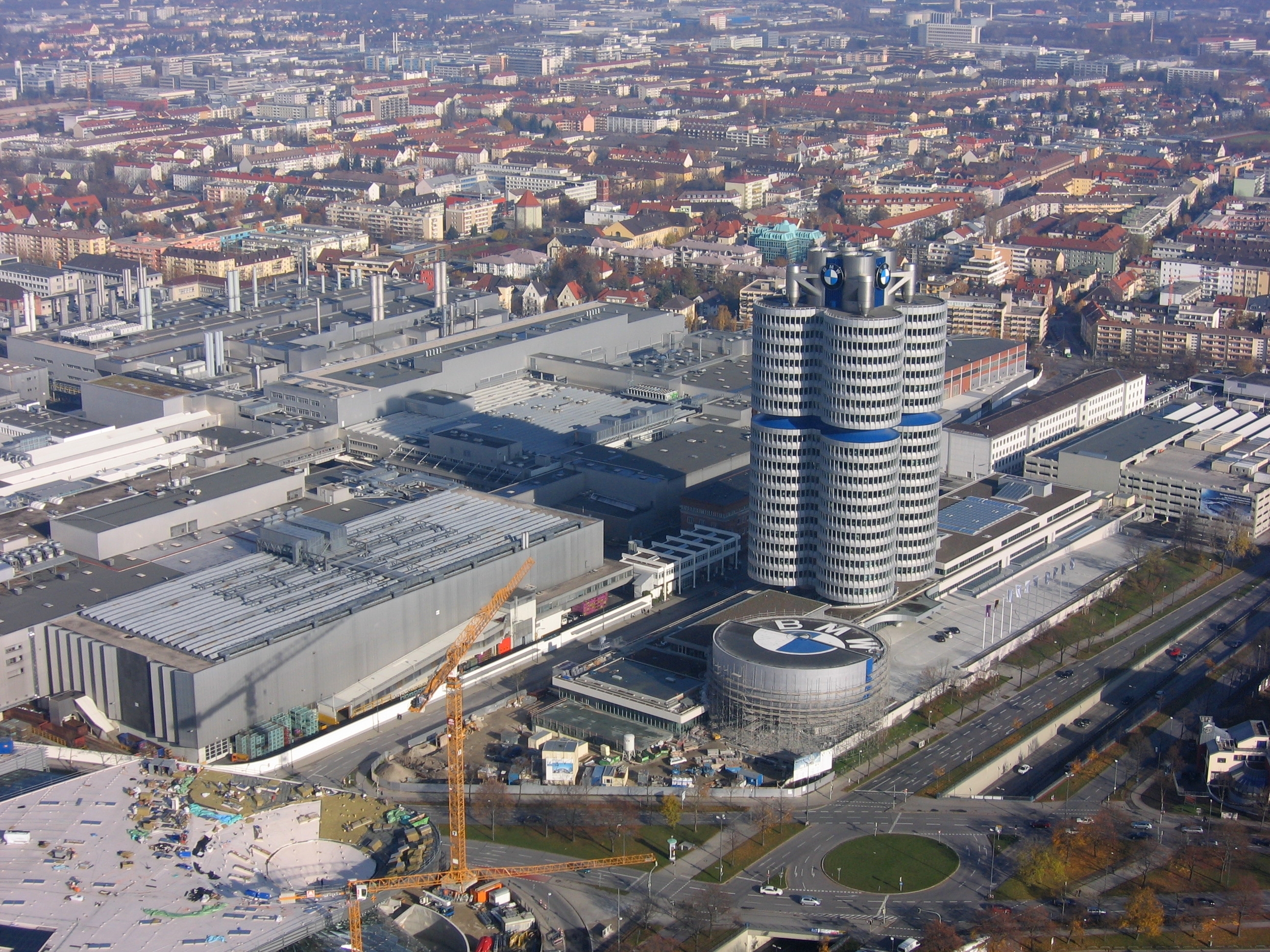 De BMW-fabriek in München.