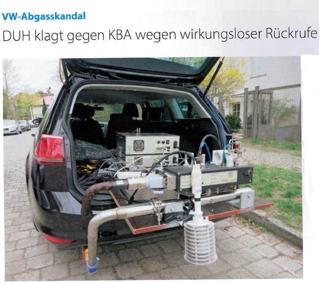 Sjoemel VWs presteren na update wel wat beter, maar lang niet goed genoeg. In Krafthand-magazine maakt de Duitse milieubeweging zich daar kwaad over.