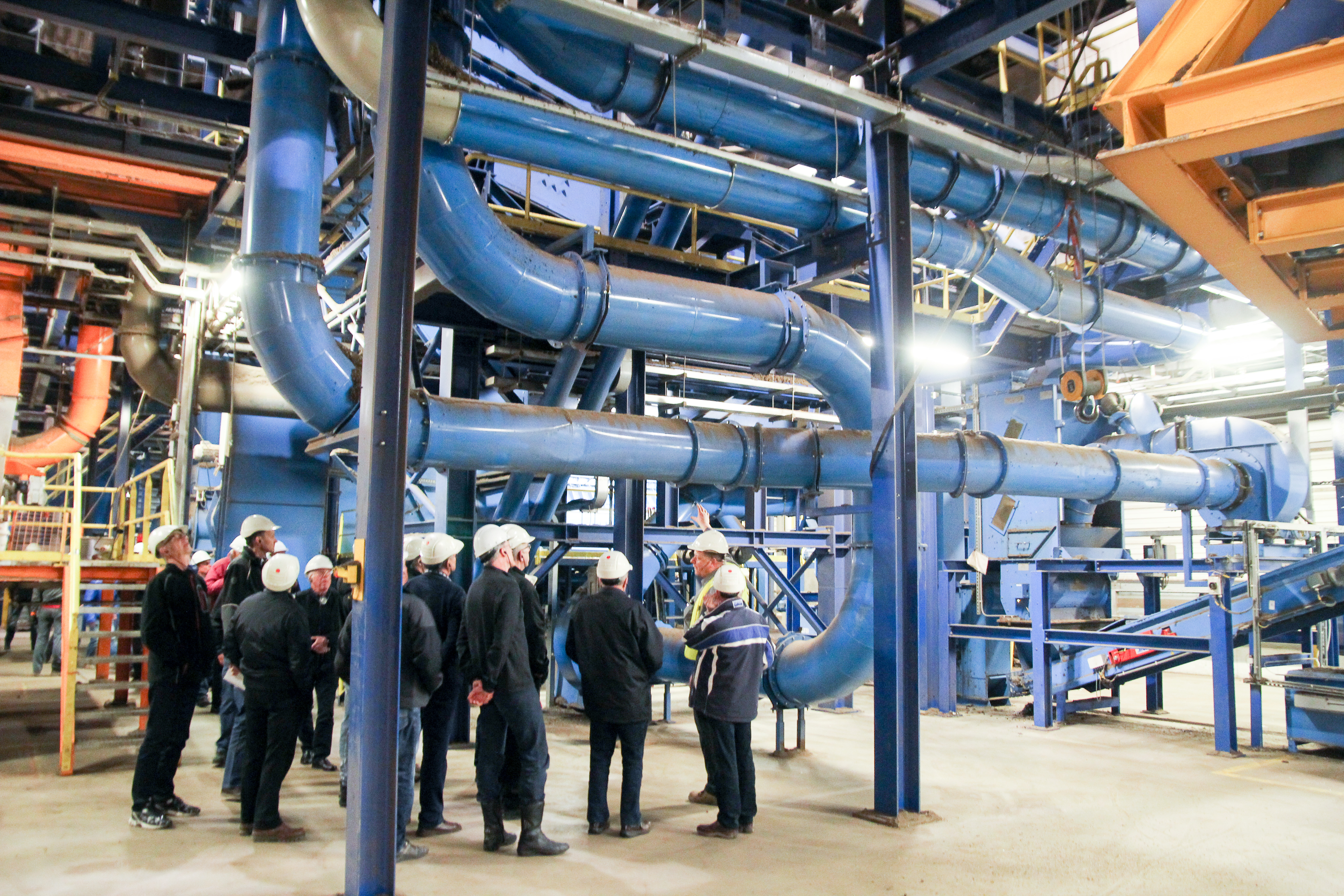 Dankzij de PST-fabriek kan een auto bijna volledig gerecycled worden.