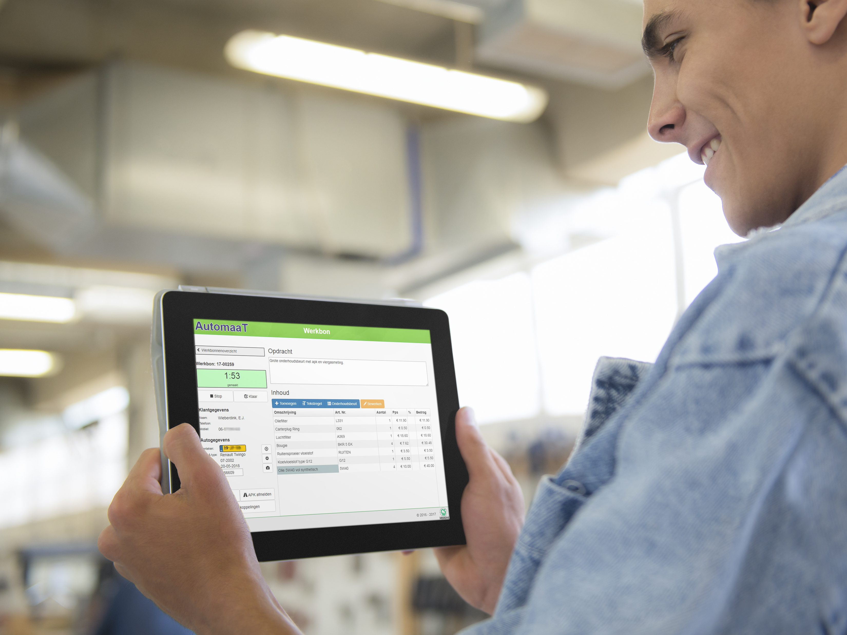 CSW Software biedt hulp met nieuw AutomaaT Touch voor de werkplaats