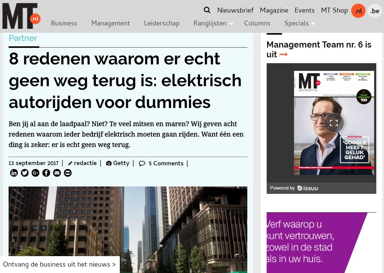 Artikel of advertentie?