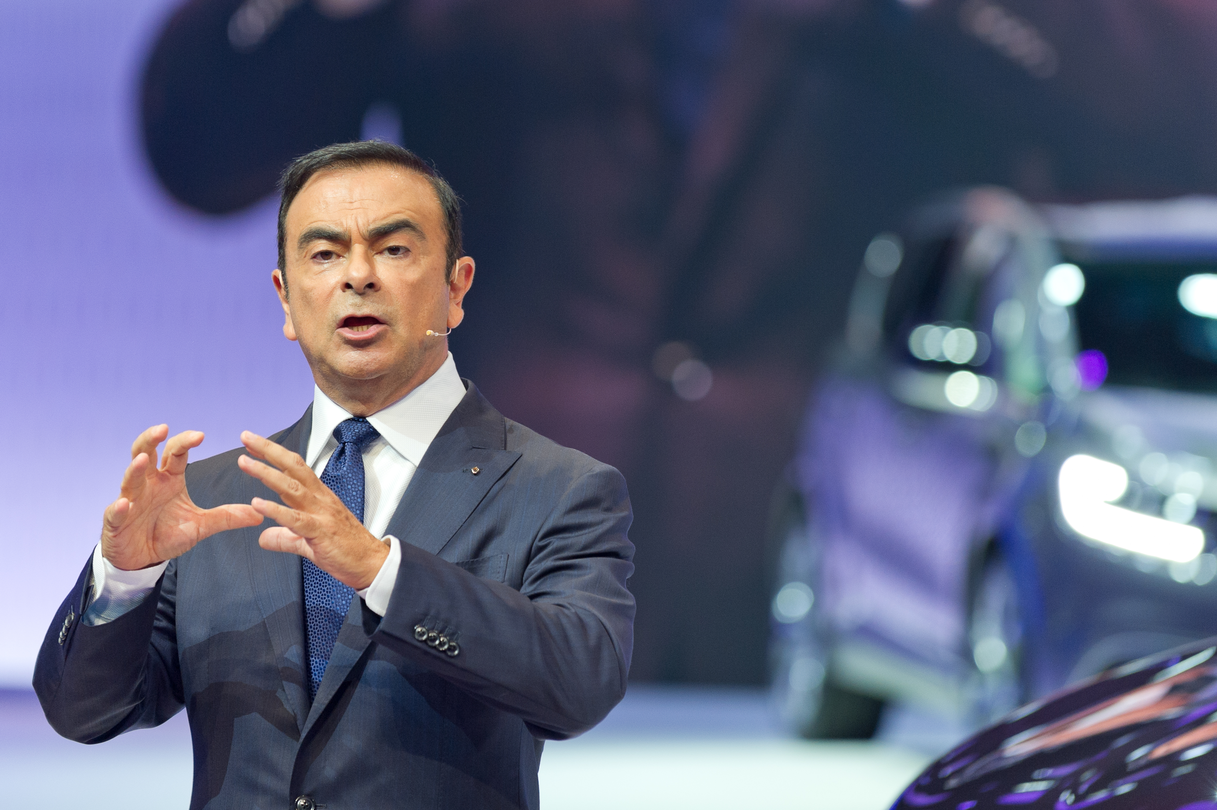 Renault-topman Carlos Ghosn maakt het fonds vorige week officieel bekend tijdens technologiebeurs CES in Las Vegas.