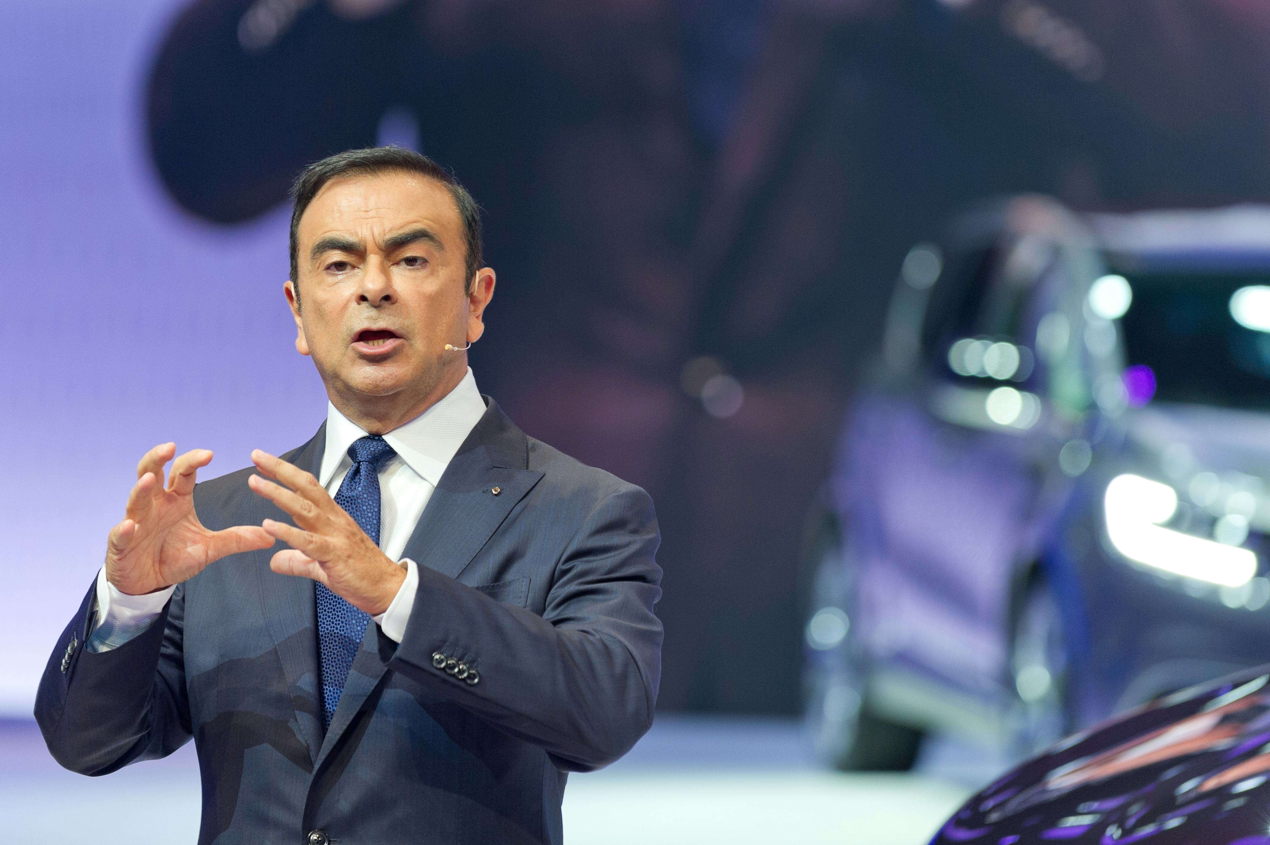 Renault-topman Carlos Ghosn maakt het fonds vorige week officieel bekend tijdens technologiebeurs CES in Las Vegas.