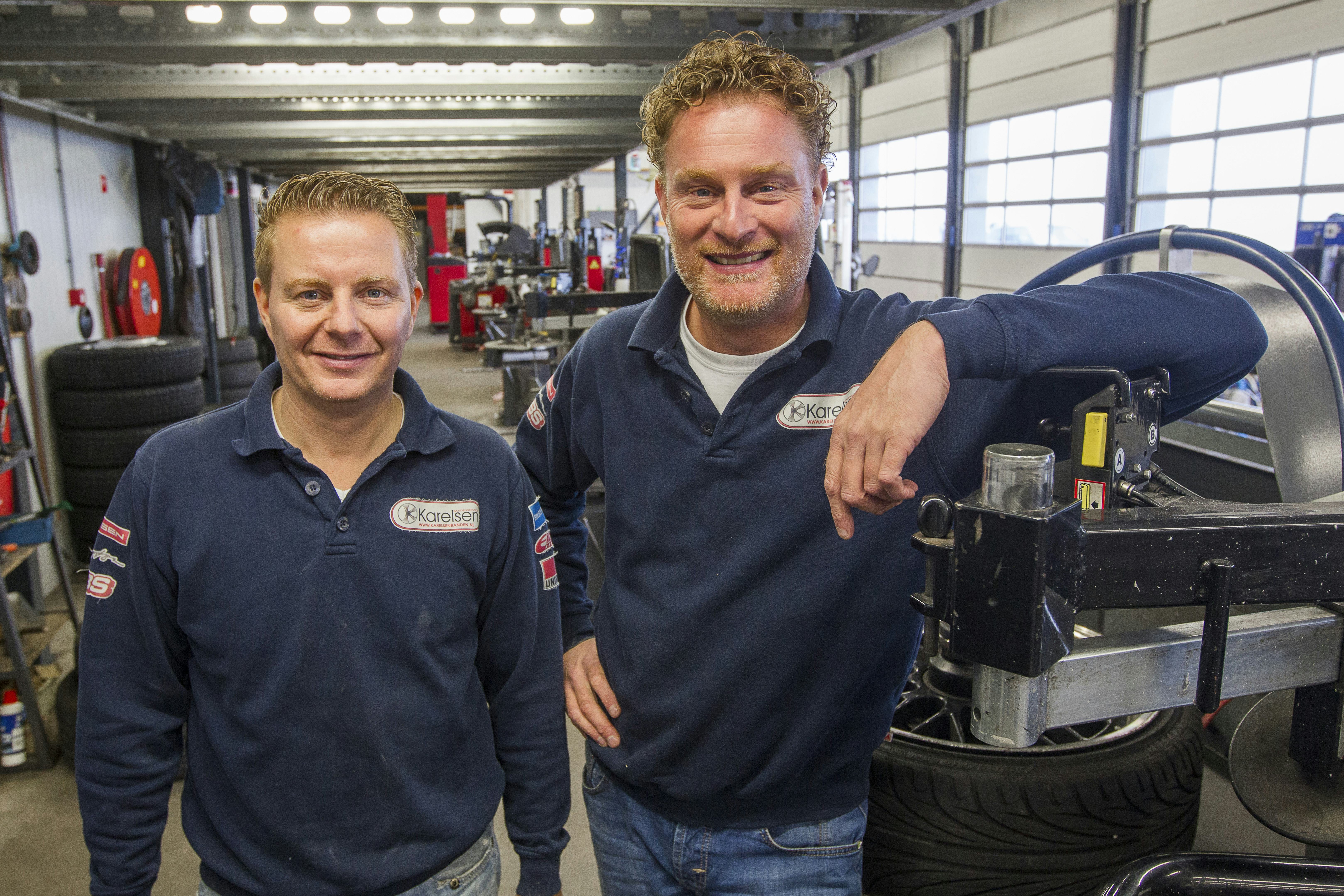 De broers Rob en Martijn de Winter zijn eigenaar van Karelsen Banden, dat zojuist 75 jaar is geworden. “Specialistische bandenservicebedrijven zullen er altijd blijven.”