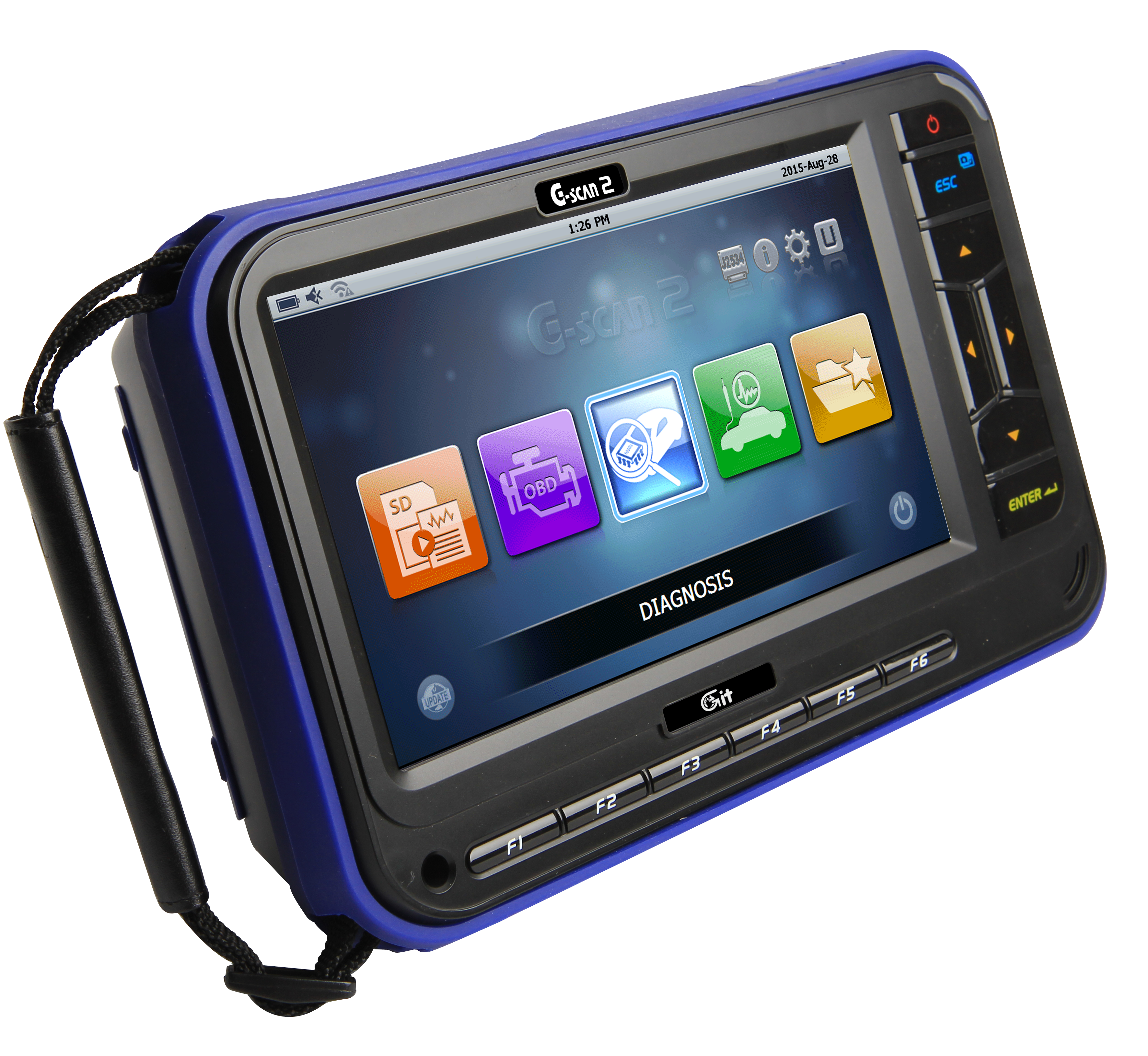 De G-Scan2 is een Android computer met voor-geïnstalleerde software.