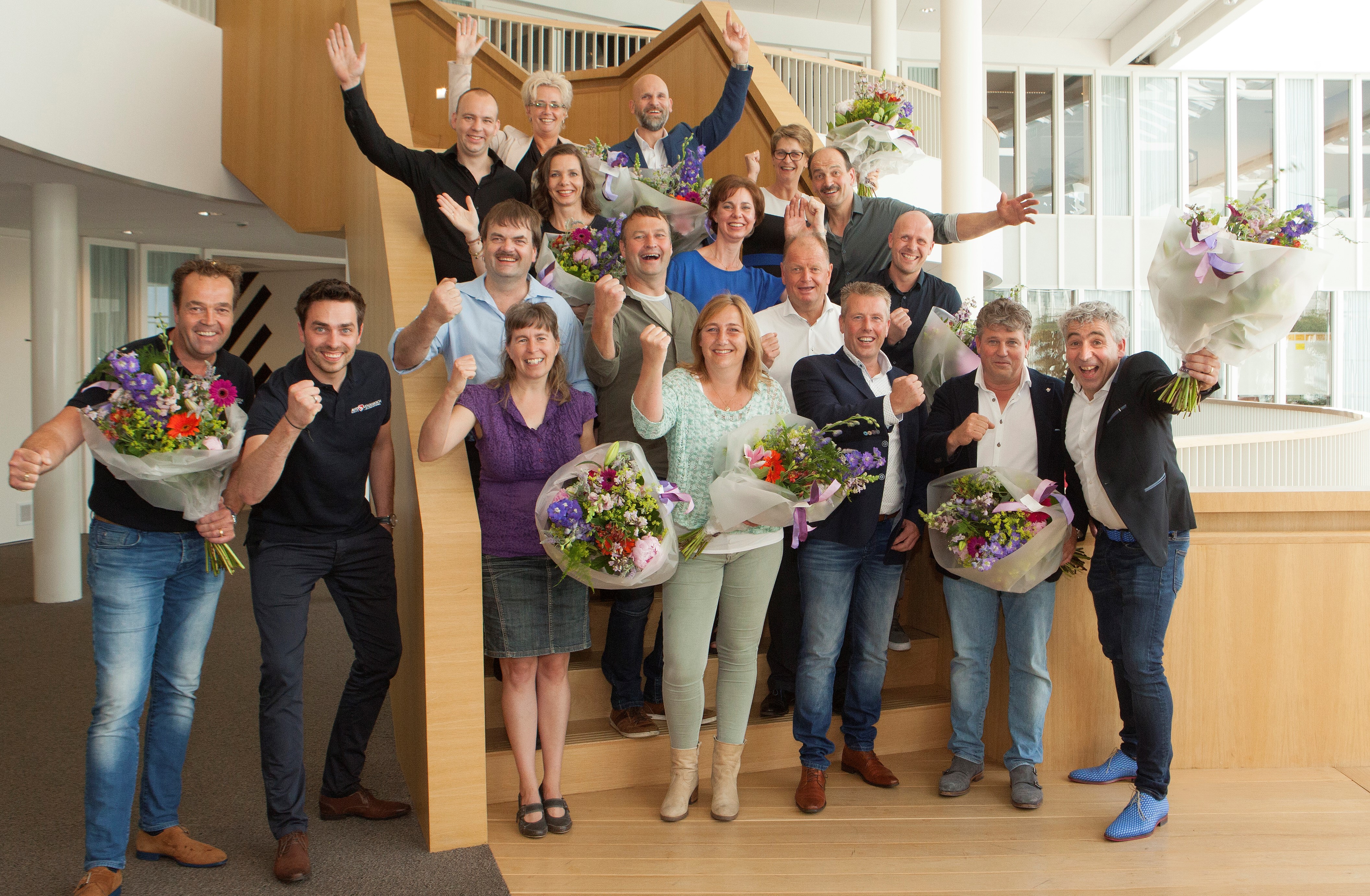 De halvefinalisten van 2018.