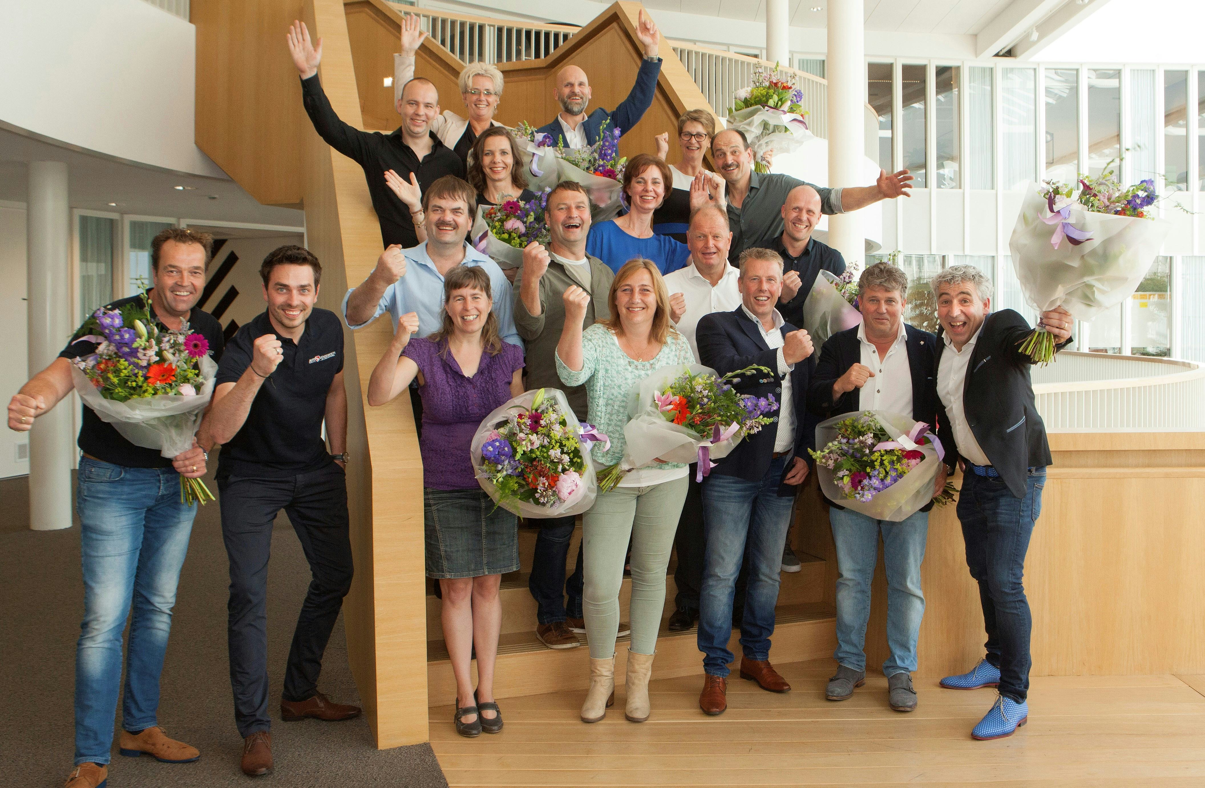 De halvefinalisten van 2018.