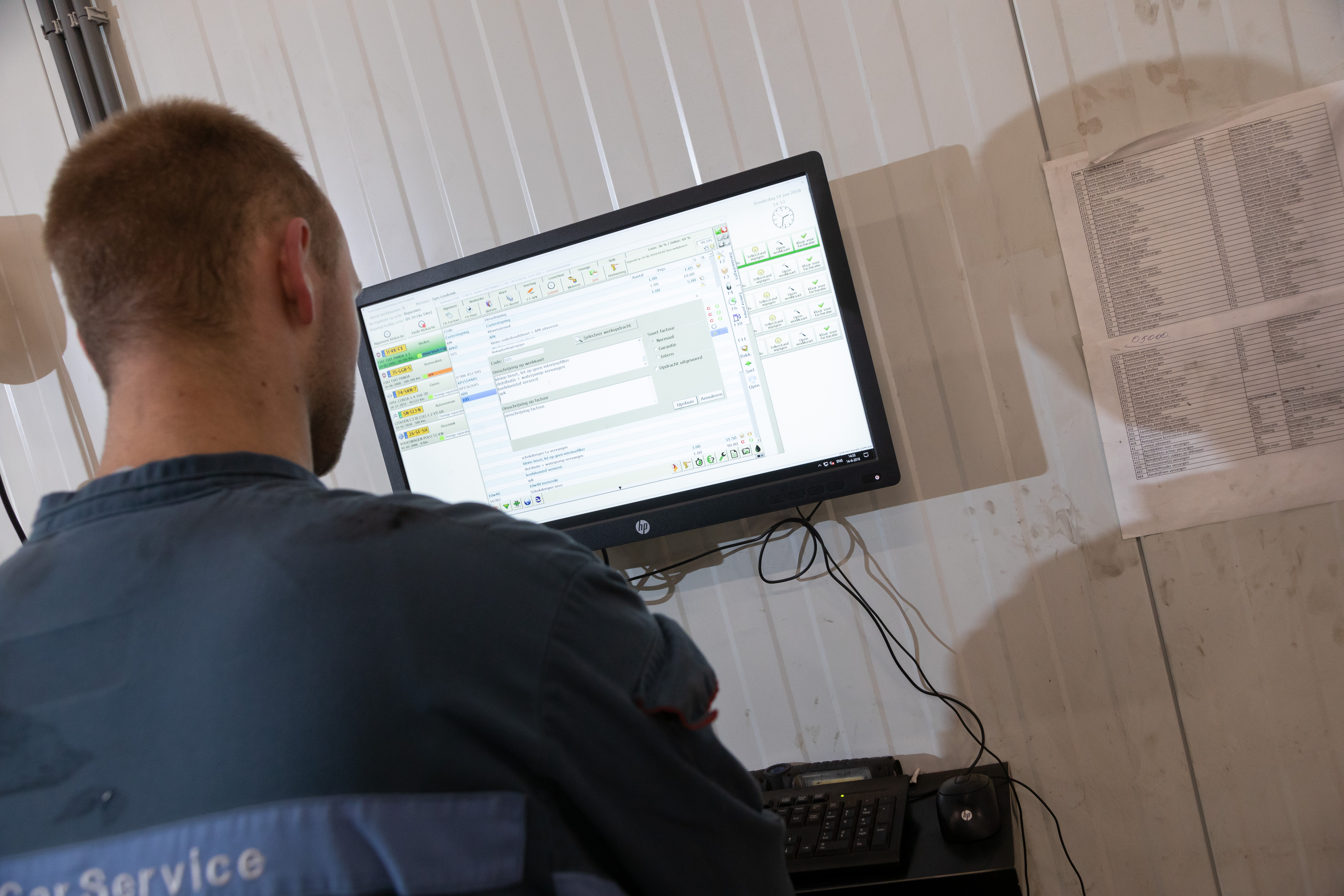 Het planbord heeft al deels plaatsgemaakt voor een digitale planning.  Uiteindelijk wilt AutoVreman volledig digitaal werken. 