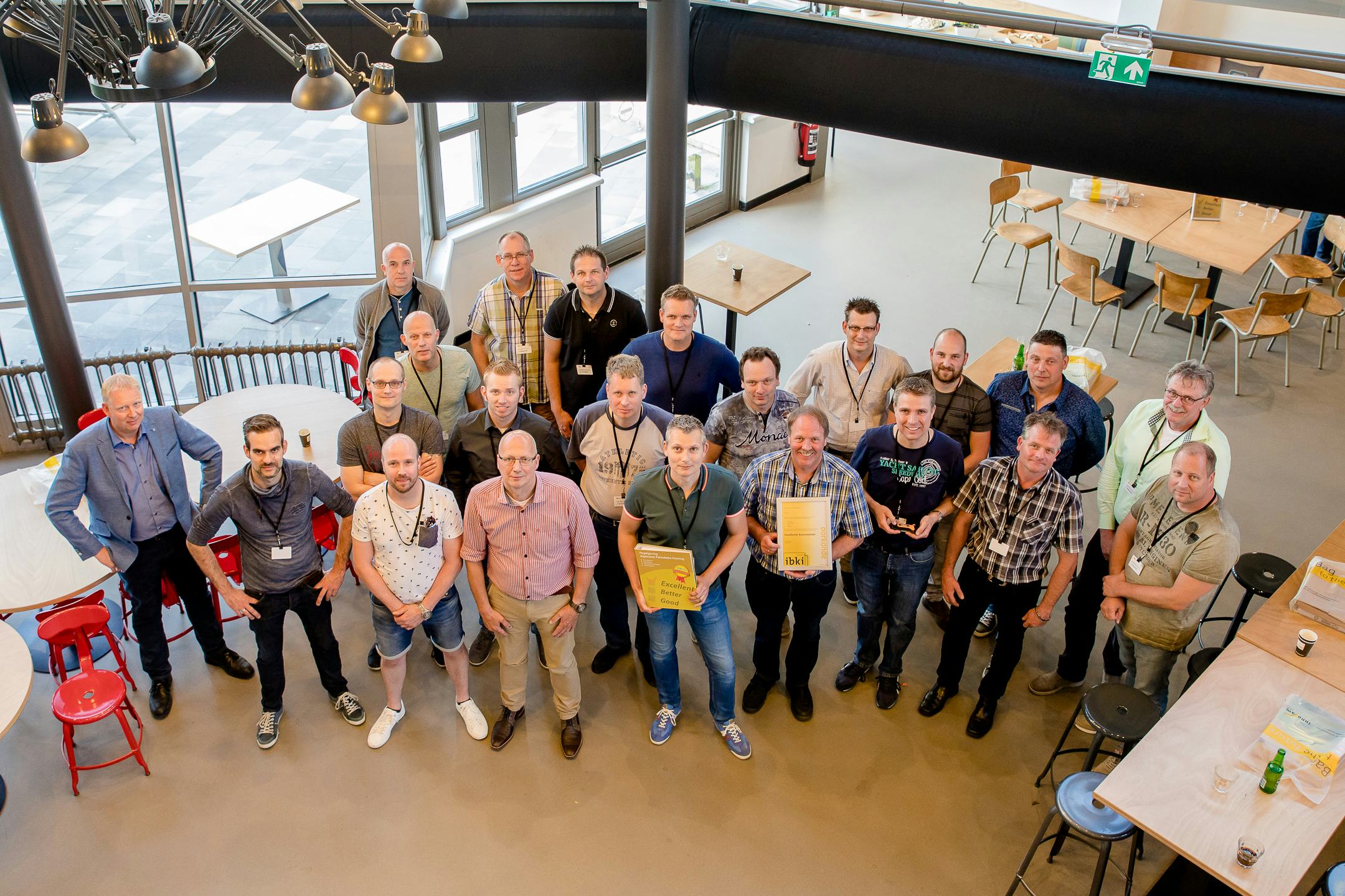 Alle 100 goed op het examen APK-bevoegdheidsverlenging. Petje af voor deze excellente keurmeesters.