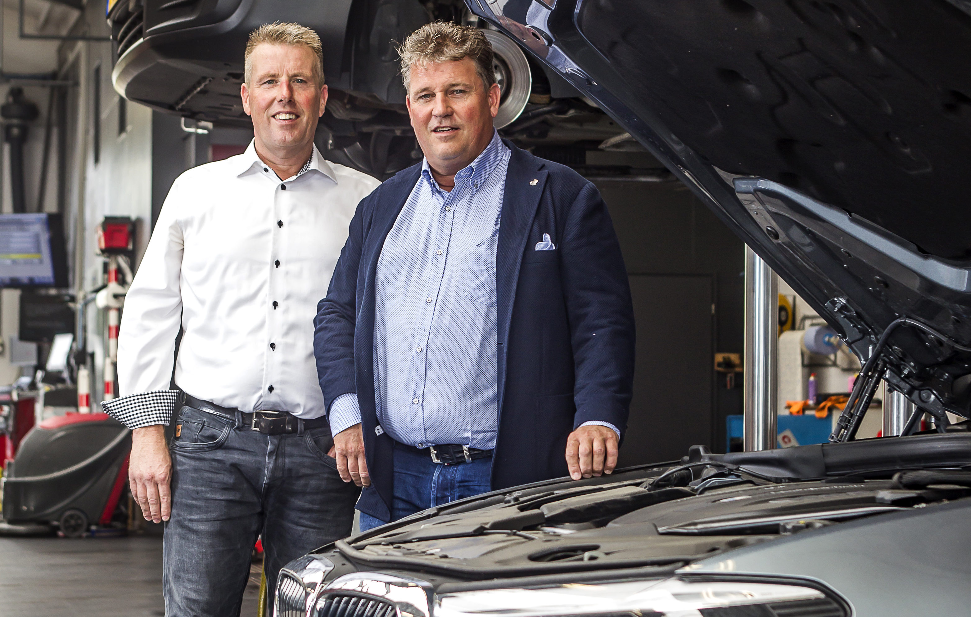 Hans en Gerard Haarhuis hebben samen het bedrijf van hun vader voortgezet.