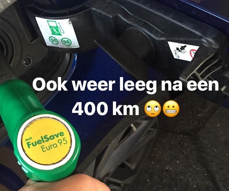 Met gemiddeld 1:10 sta ik geregeld bij de pomp...