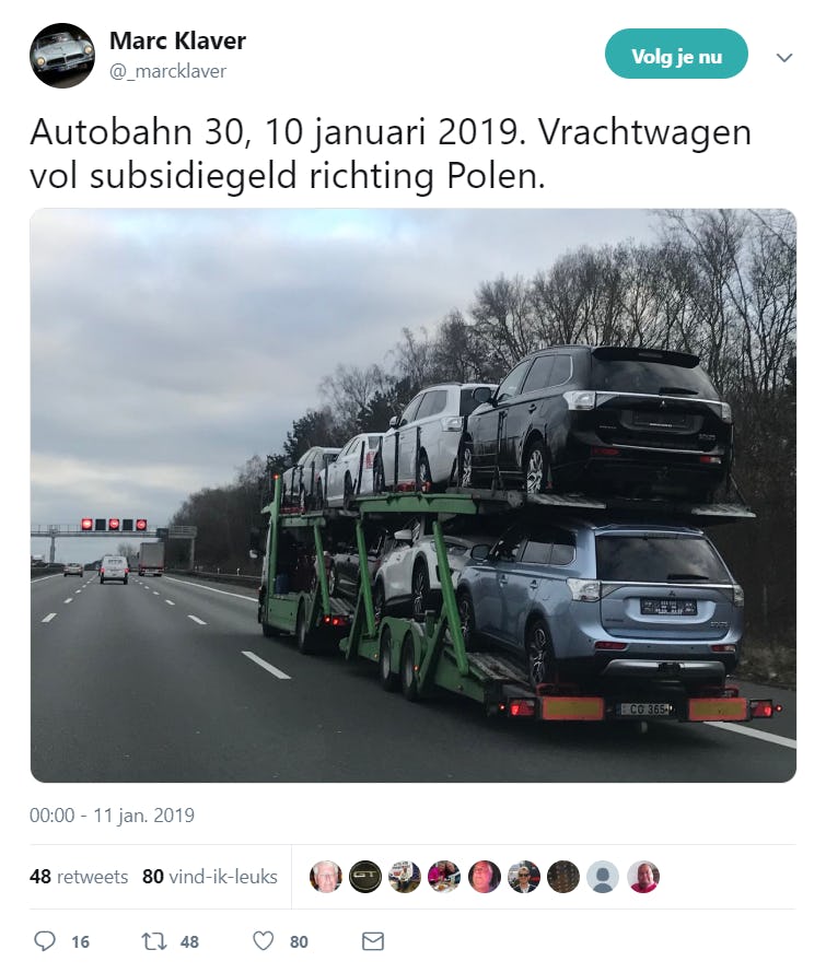 Wie onderweg oplet, wist het al. Nu het fiscale infuus eruit gaat, verlaten de PHEV's in drommen ons land. VWE geeft de cijfers.
