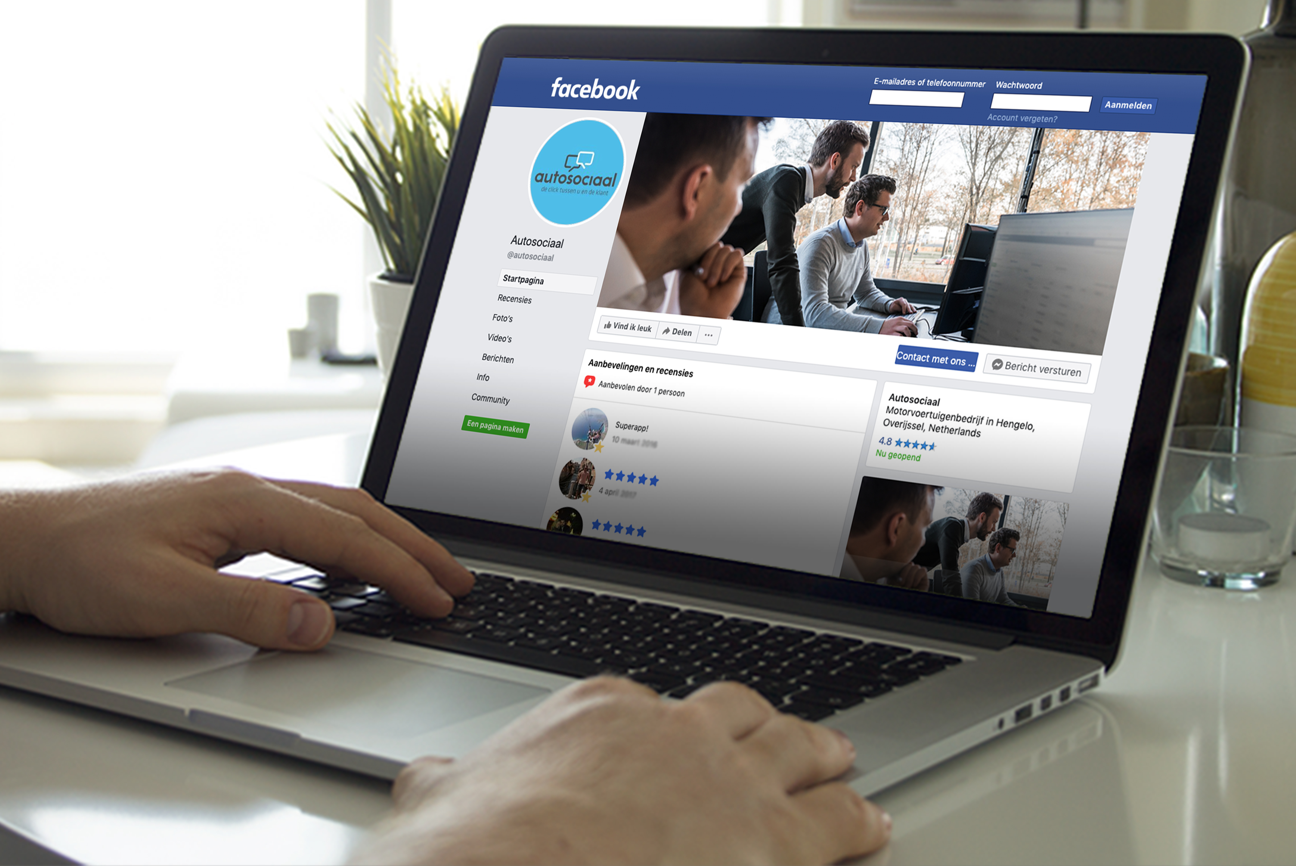 Je kan als autobedrijf niet zonder Facebook-pagina. Via het netwerk kan je snel en laagdrempelig nieuws, acties en informatie over jouw bedrijf en je diensten plaatsen. Bovendien is Facebook een mooie manier om met je klanten in gesprek te gaan.