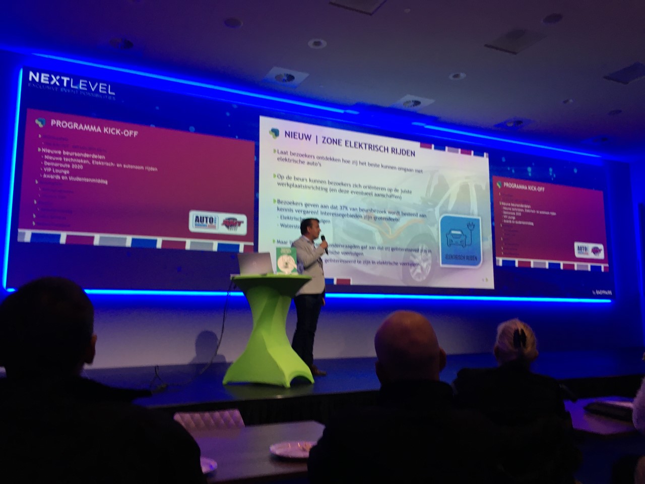 Elektrisch rijden krijgt een eigen plein met daaromheen aan het thema gelieerde standhouders. Ook Autonome ontwikkelingen en nieuwe technieken (met startups uit de branche) krijgen een eigen plek.