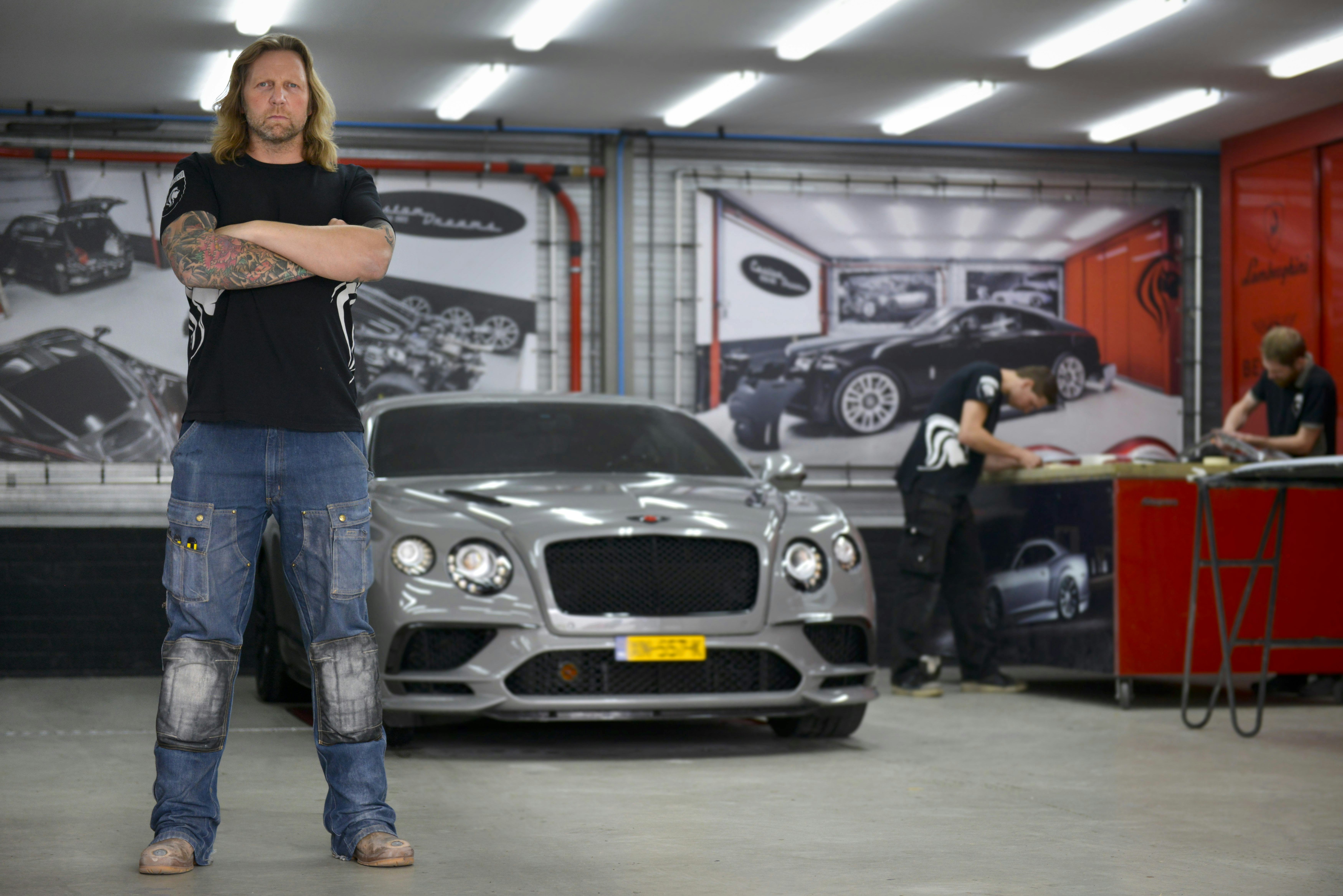 Custom Dreams is Kevin Volwater en Kevin Volwater is Custom Dreams. Dit is Kevin’s ‘signature look’.