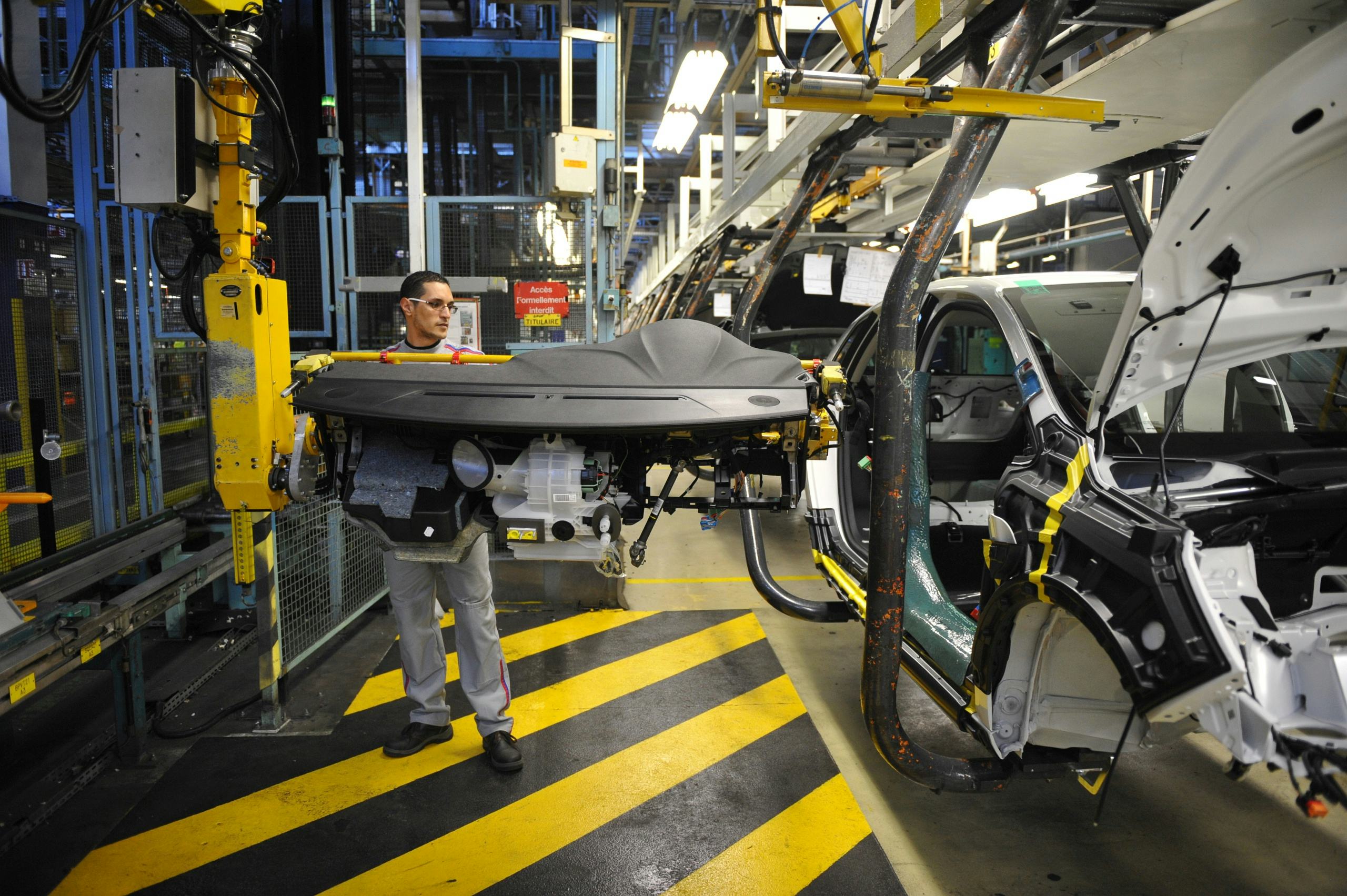 Deze fabriek in Mulhouse is inmiddels gesloten vanwege het coronavirus. Foto: Groupe PSA.