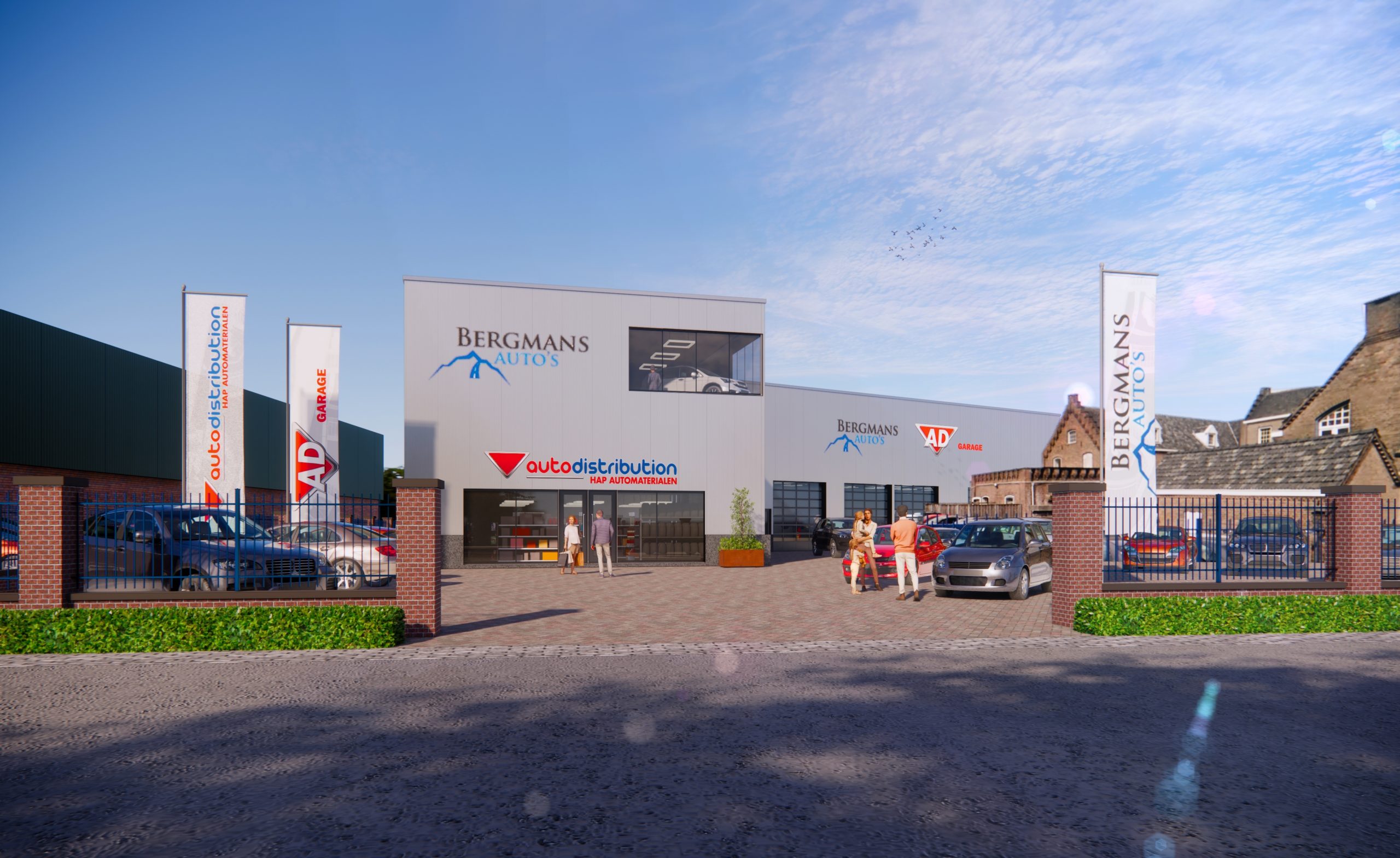 Autodistribution en AD Garage onder één dak