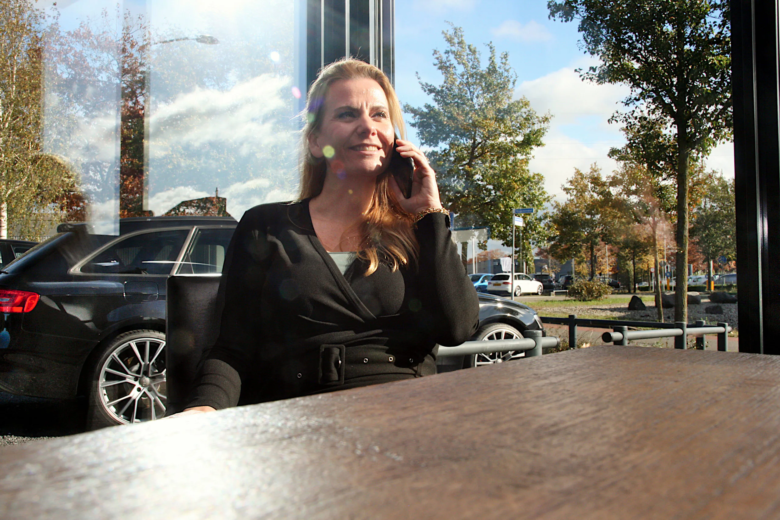 Mirjam van der Rijt, initiatiefnemer van Verenigde Autobedrijven Samen Sterk (VASS).