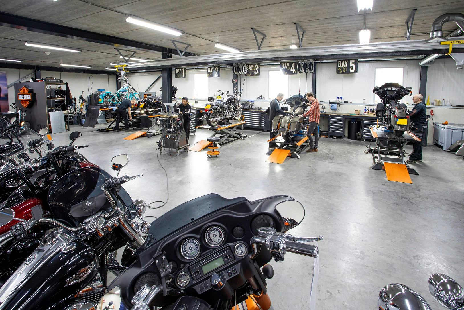 De werkplaats van: Big-Rivers Harley-Davidson