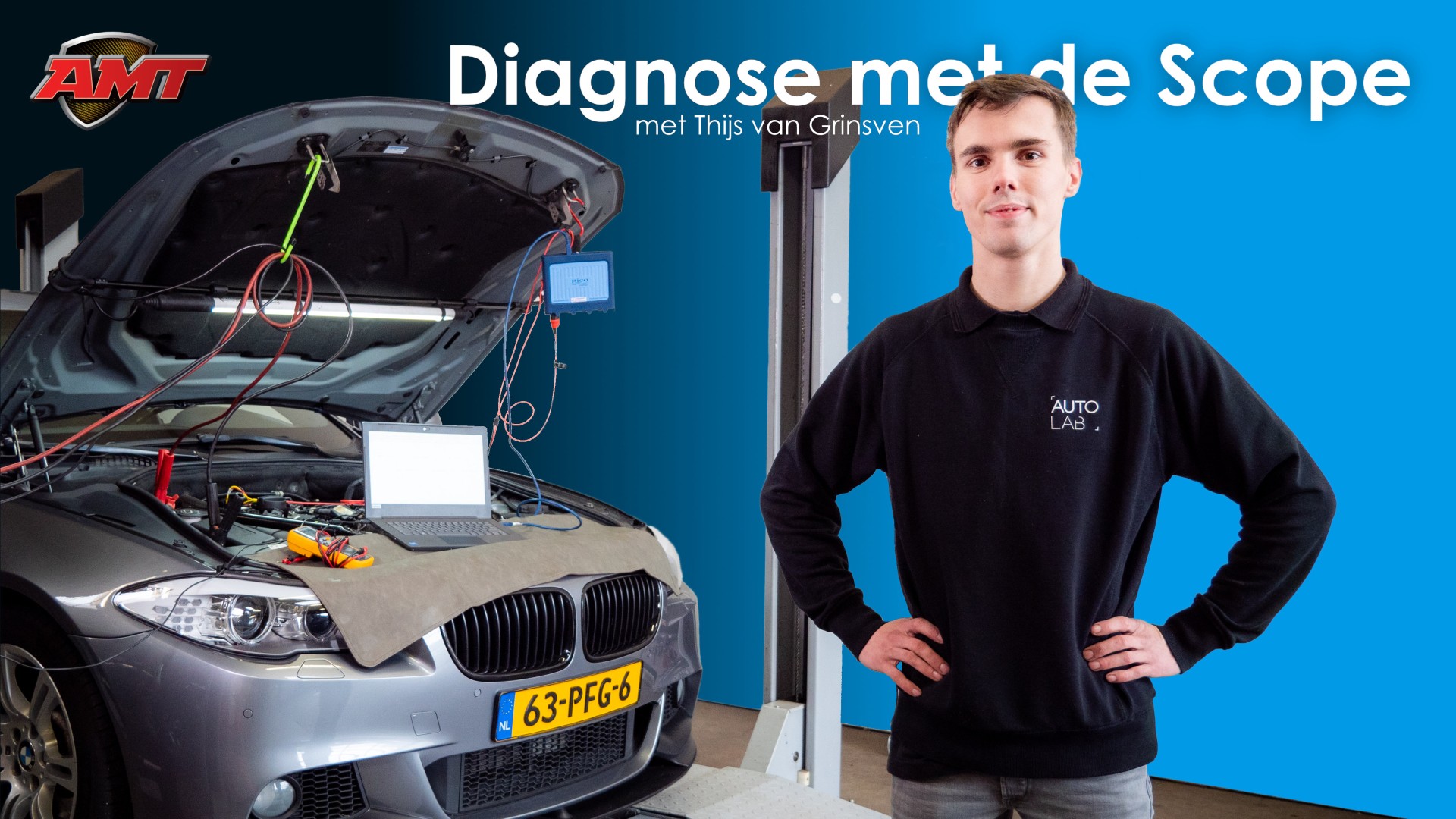 De videoserie wordt gepresenteerd door Thijs van Grinsven, AMT Autotechnicus van de Toekomst 2020. 