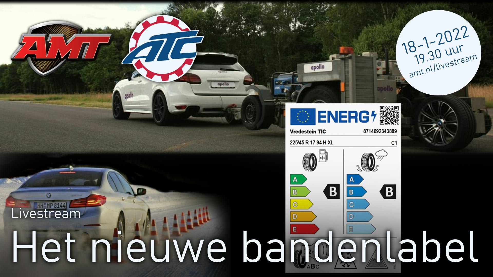 AMT-ATC Livestream: Hoe kwam het nieuwe bandenlabel tot stand? Kijk nu terug!