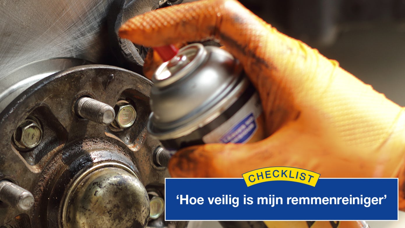 Met de campagne 'check je remmenreiniger' wijzen branchepartijen autobedrijven op veiligere alternatieven