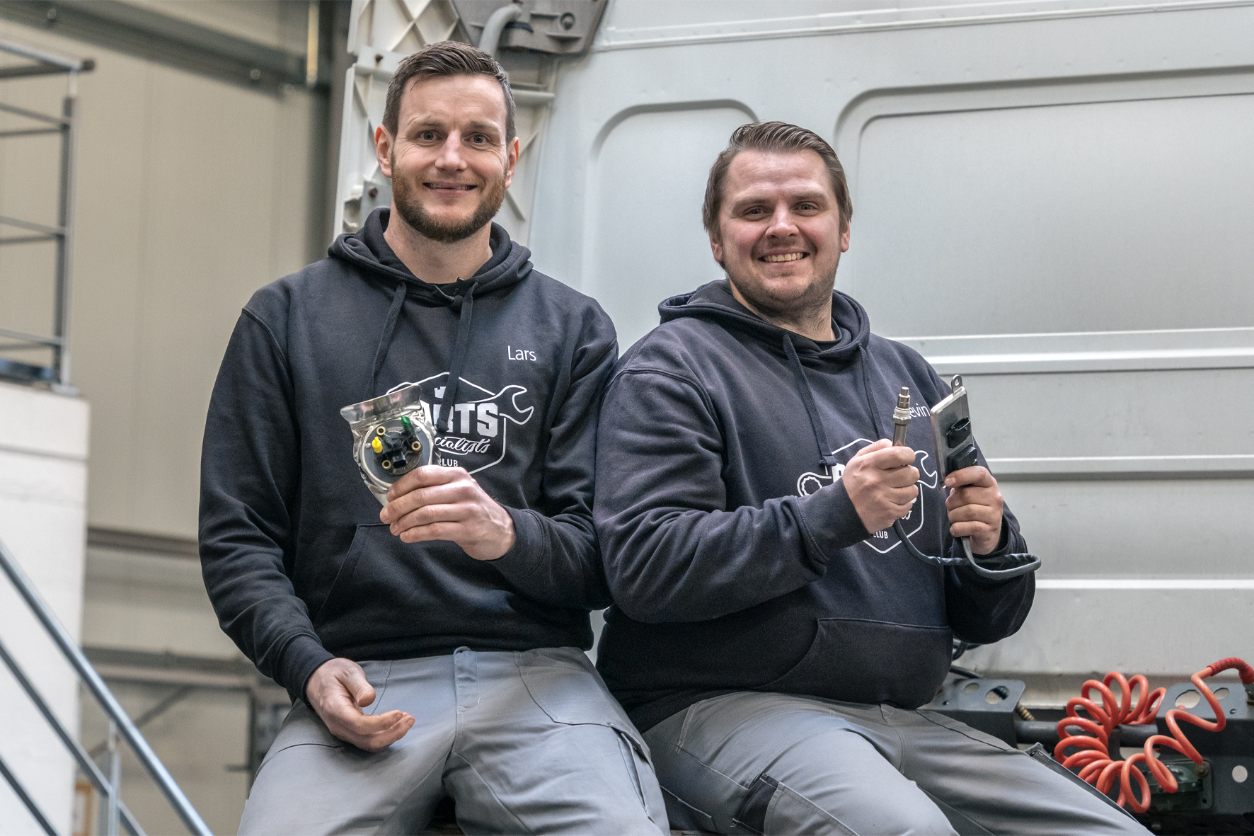 De Parts Specialists Lars en Kevin van Diesel Technic. - Foto: Diesel Technic