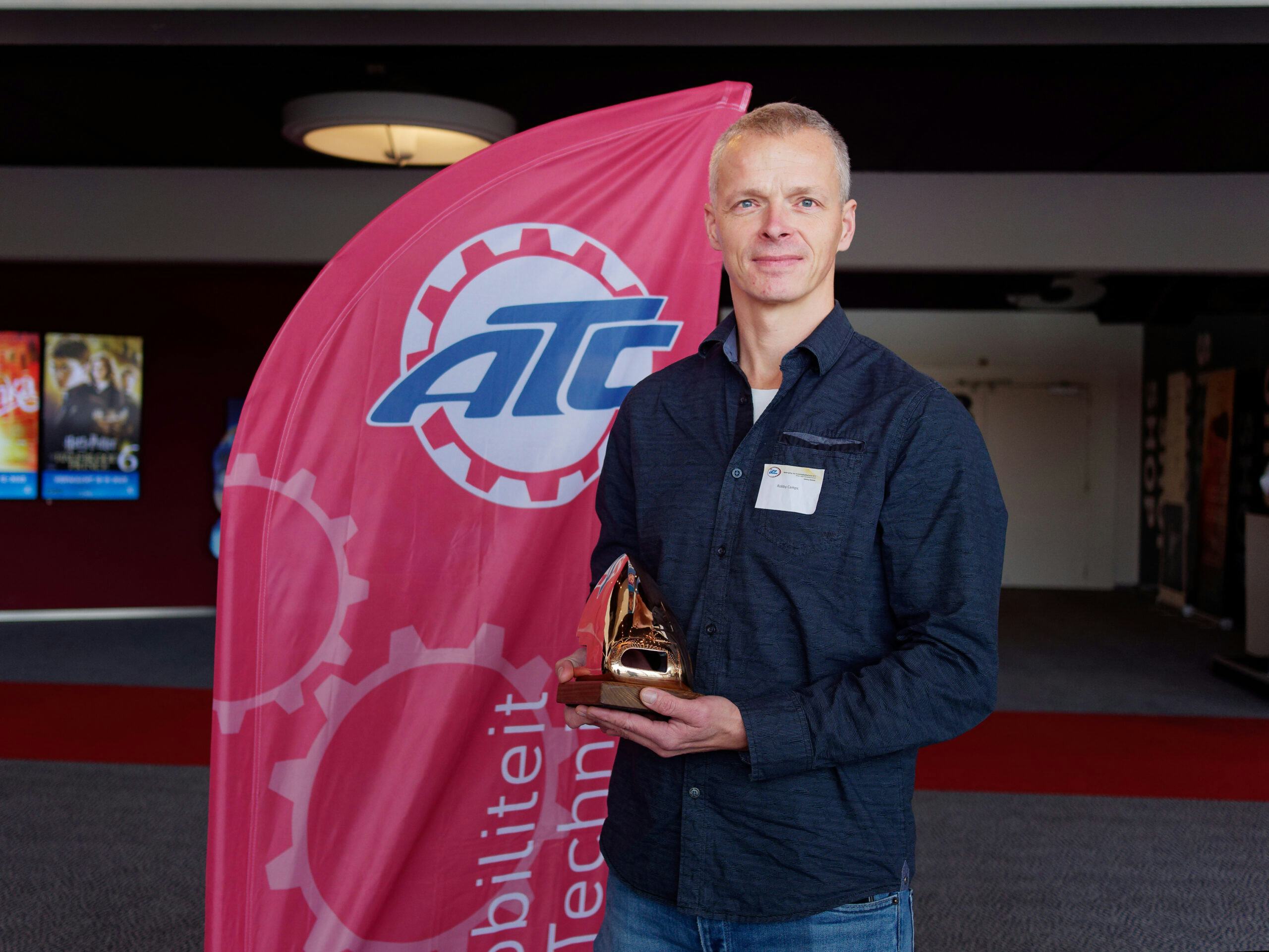 Robby Camps is de trotse winnaar van de ATC trofee 2023. Foto: Elco van der Meer