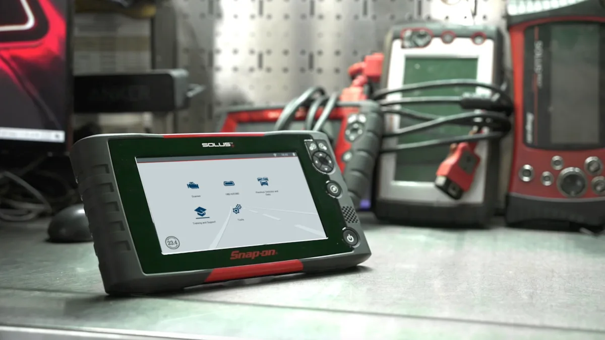 SOLUS+ diagnosestester van Snap-on voor snelle diagnose en OBFCM