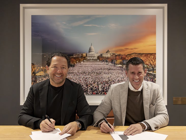 Roland F. Schut (links) en Rogier Dekker.