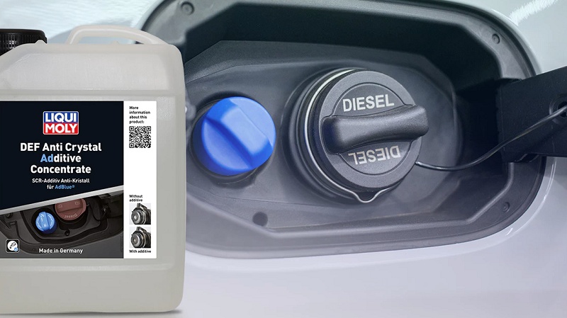 Het werkingsgebied van DEF Anti Crystal Additive K is het uitlaatgasnabehandelingssysteem.