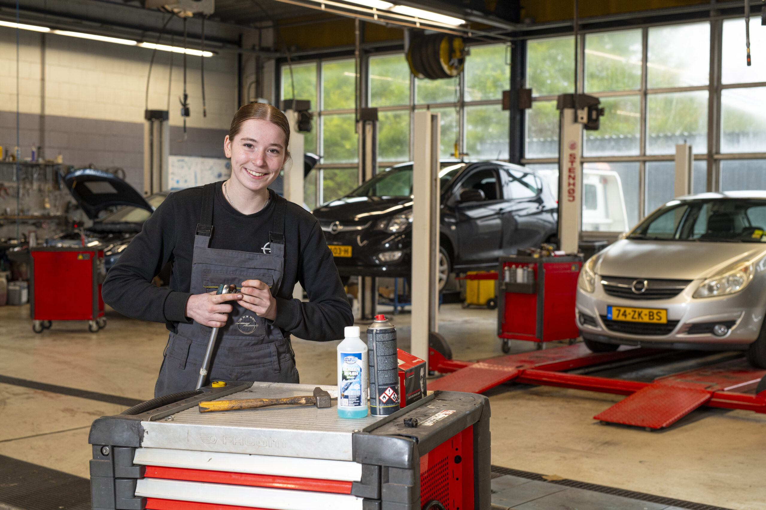 Quinty vertelt monter waarom zij zo trots is  op het vak.