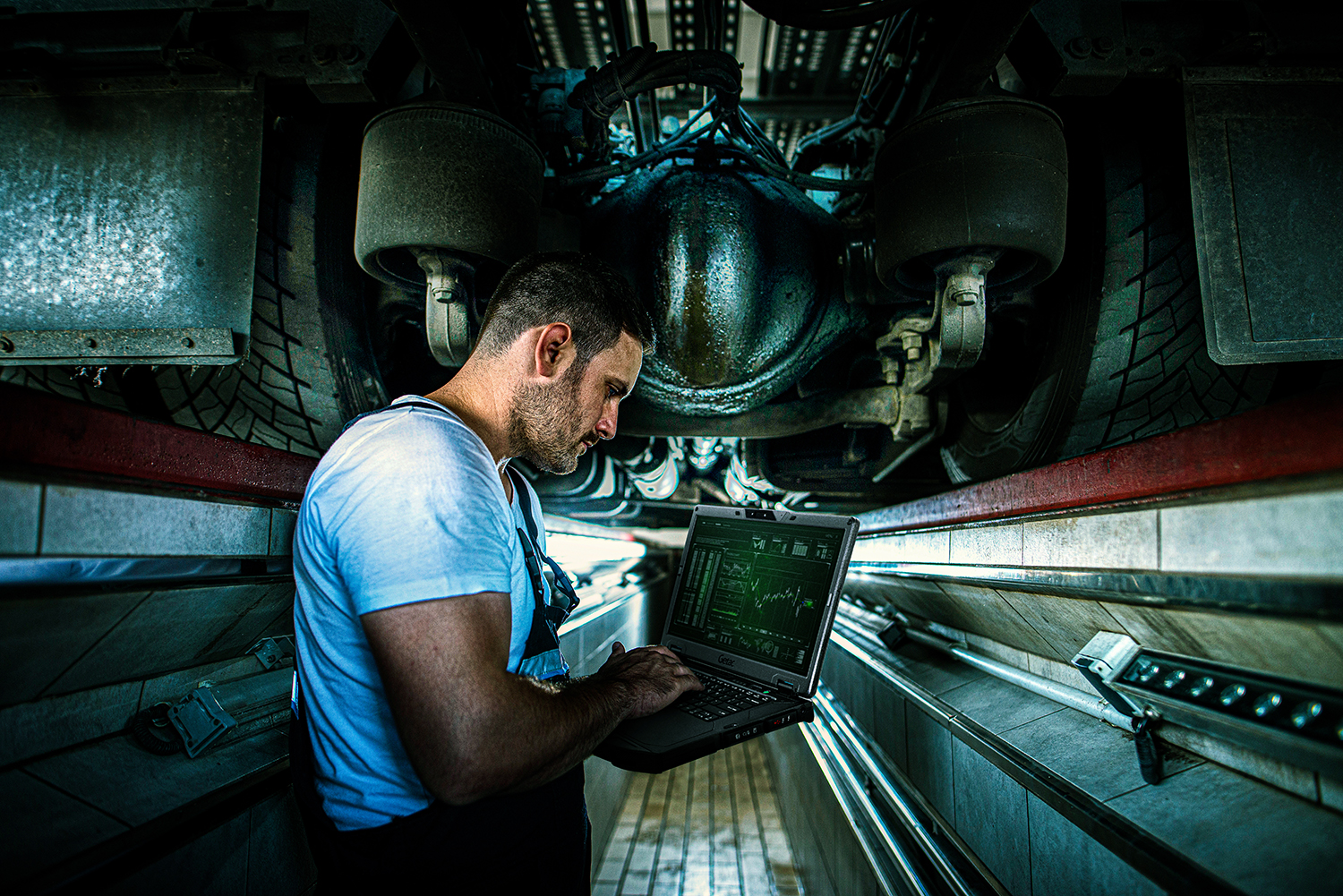 De S510 is volgens Getac de eerste AI-ready robuuste laptop ooit ontworpen. Foto: Getac