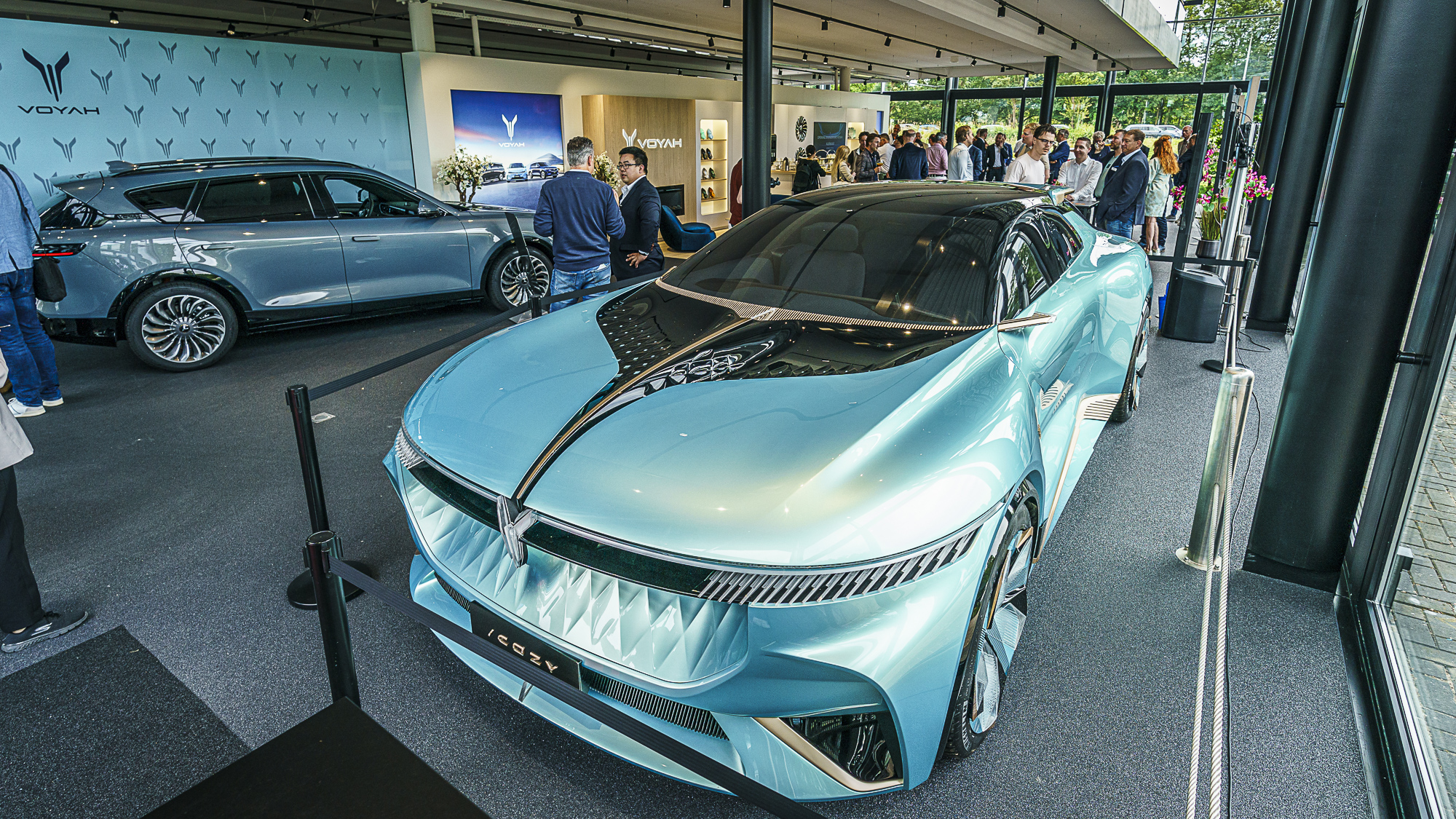 De Voyah iCozy is een concept-car die een futuristisch inzicht geeft in het design van de toekomst. Foto: Tycho Müller