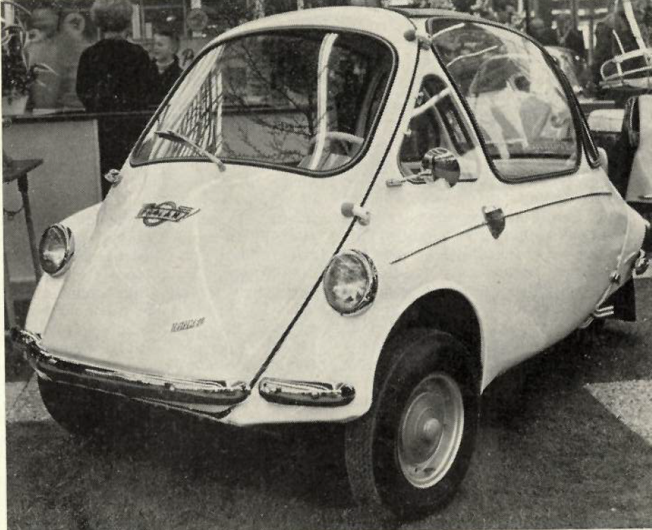 Op de Tweewieler-RAI van 1964 stond deze Heinkel. - Foto: AMT